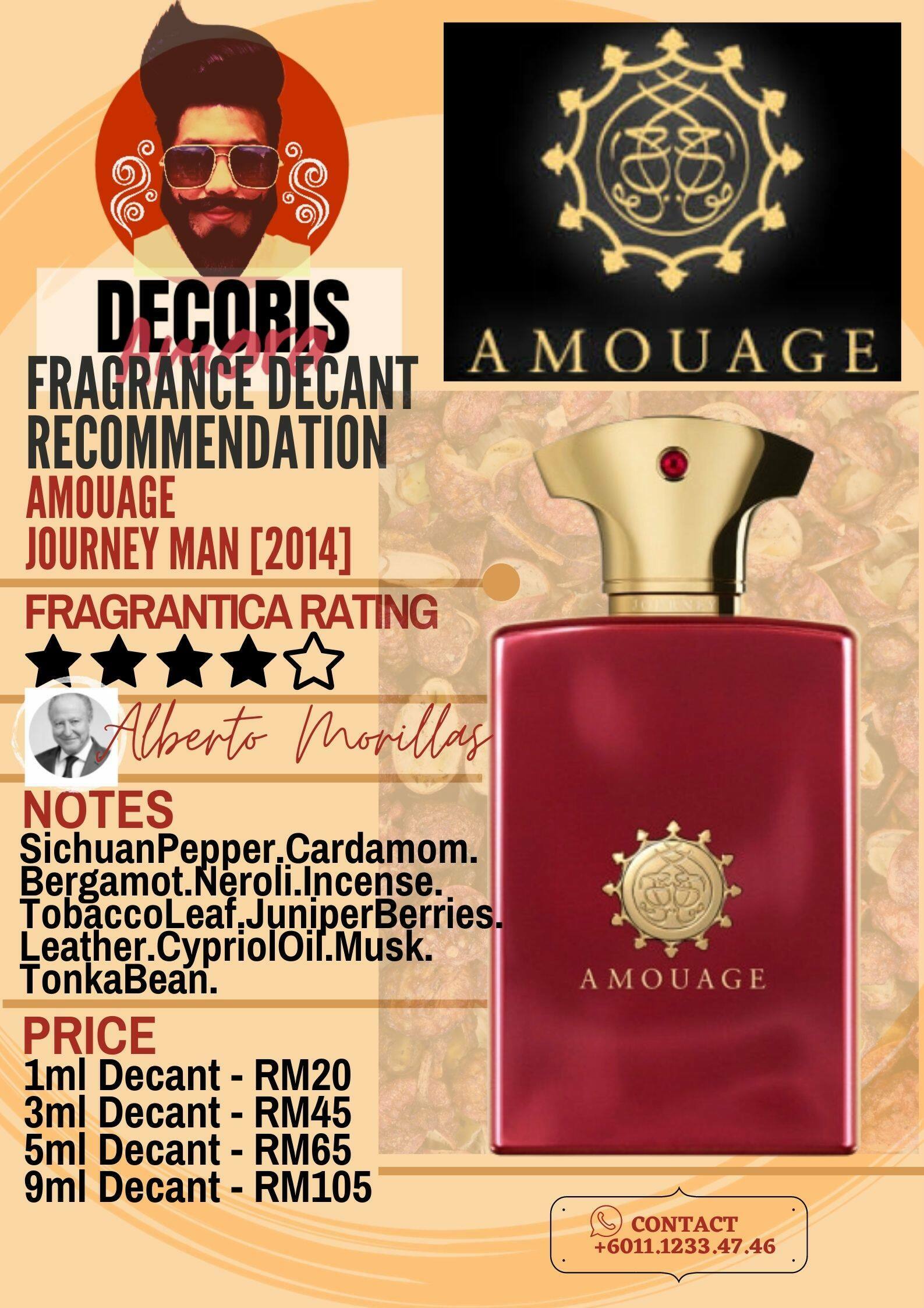 Amouage Journey Man Perfume Decant