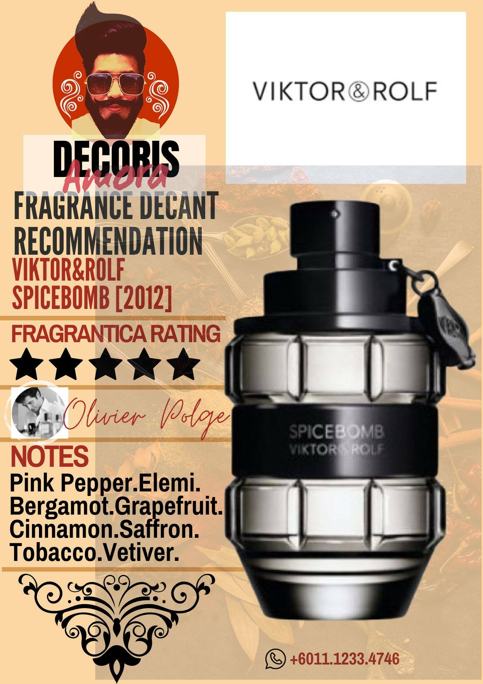 Viktor & Rolf Spicebomb - Perfume Decant – Decoris Amora Perfume Decant