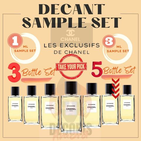 Decant Sample Set - Chanel Les Exclusifs (Instagram Post)