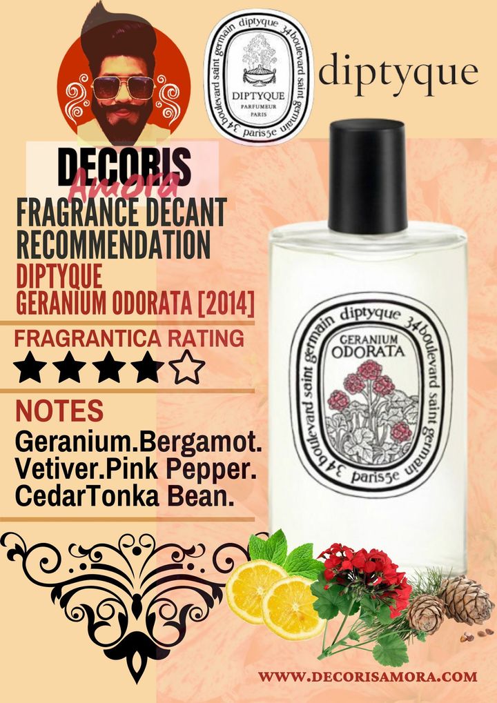 Diptyque Geranium Odorata  EDT (NP)