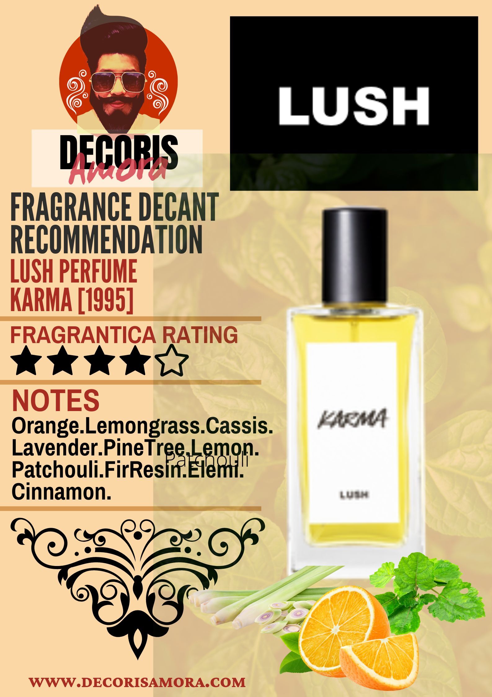 Lush Karma - Perfume Decant – Decoris Amora Perfume Decant