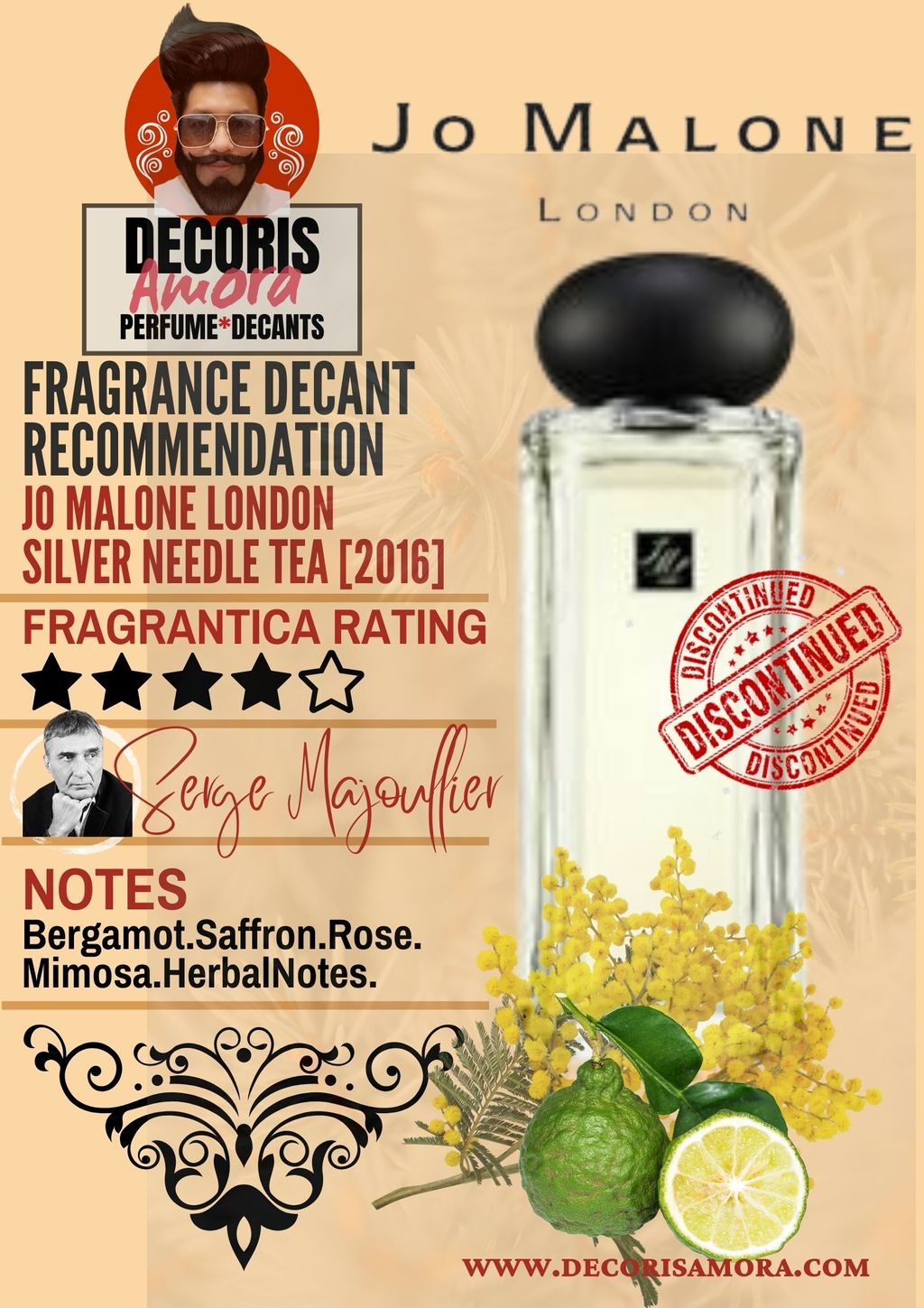 Jo Malone Silver Needle Tea - Perfume Decant – Decoris Amora Perfume Decant