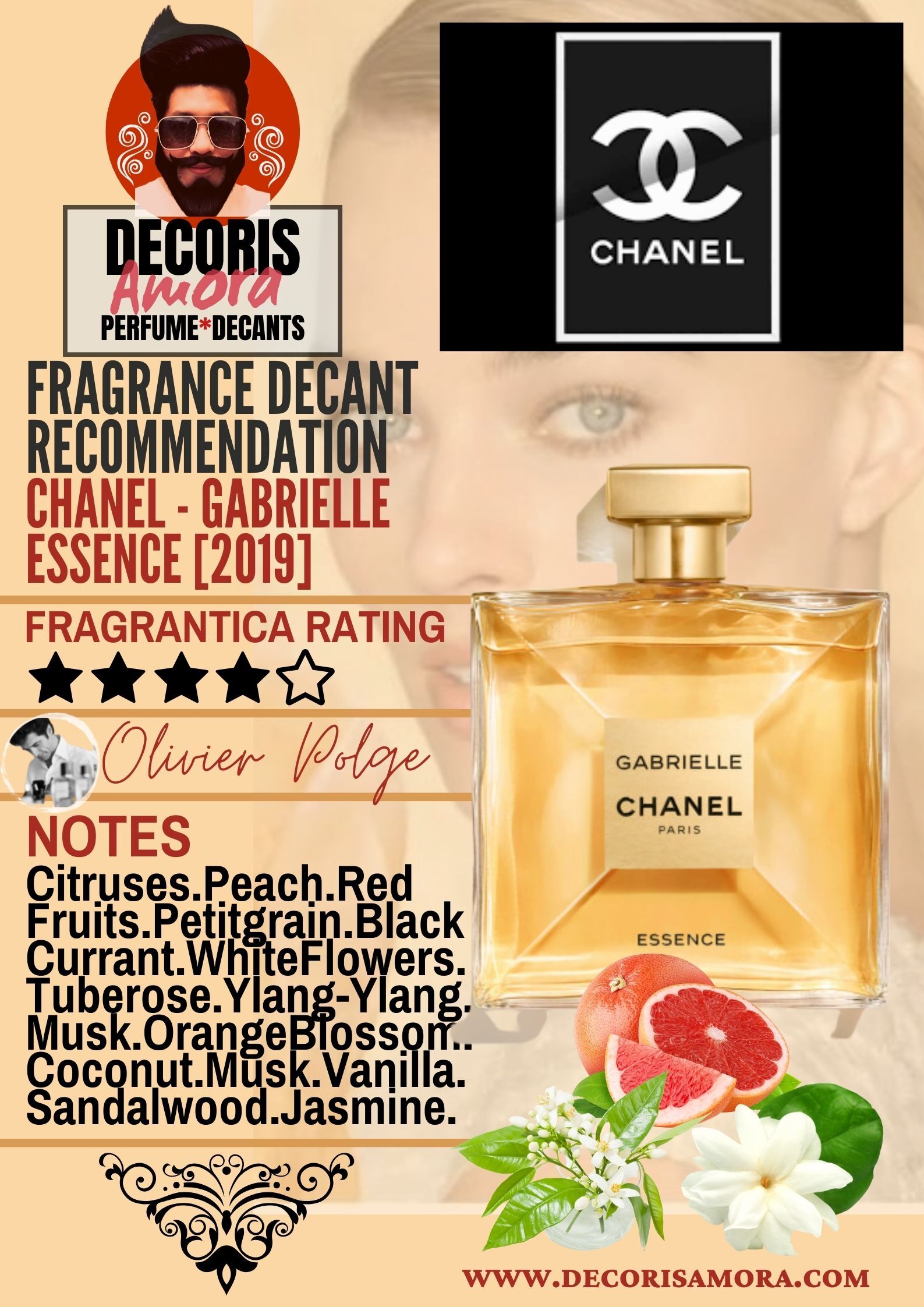 Chanel Gabrielle Essense Perfume Decant – Decoris Amora Perfume Decant
