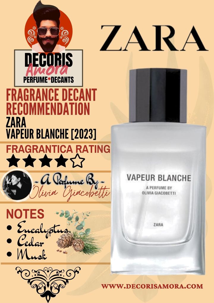 Zara -Vapeur Blanche 