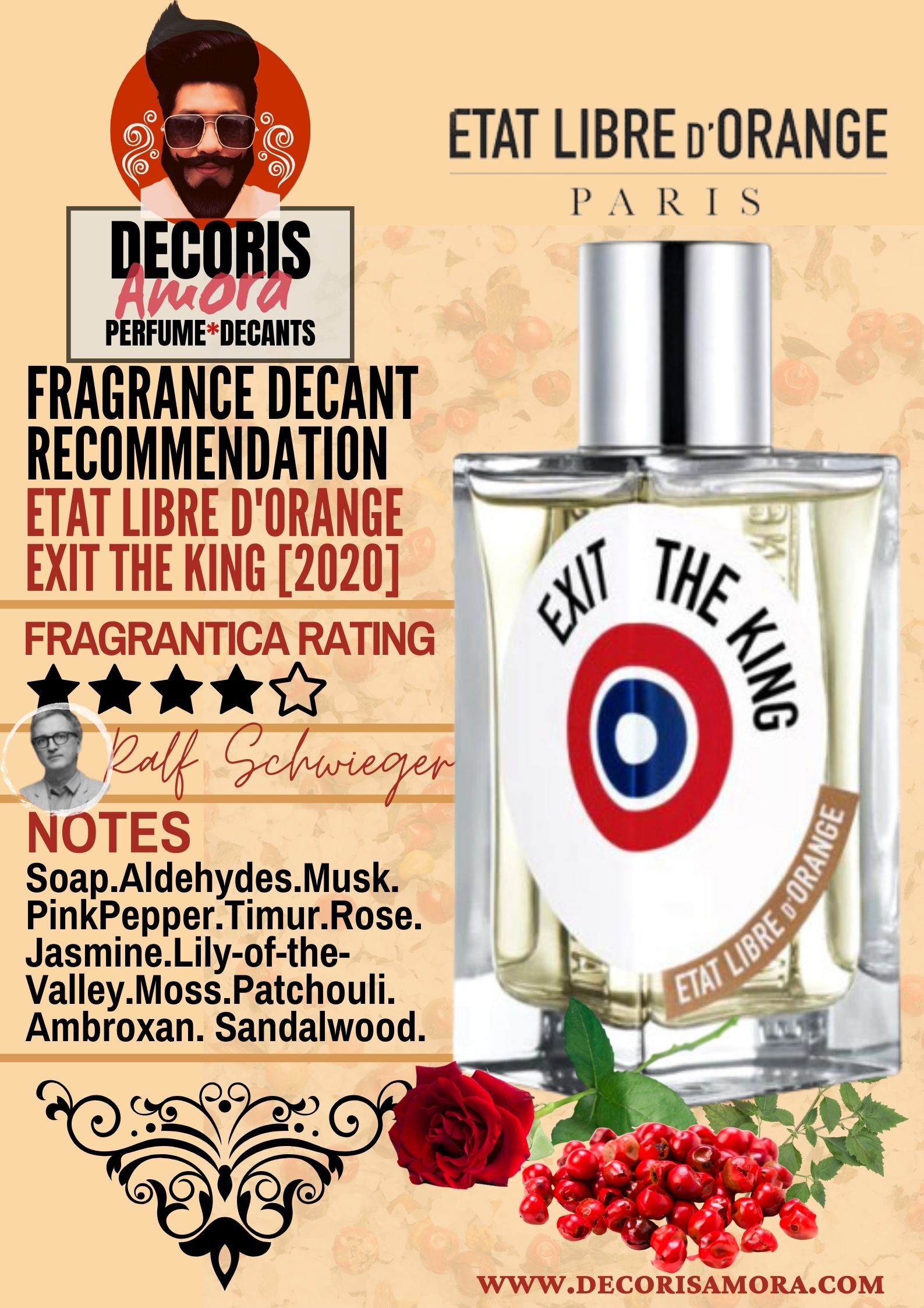 Etat Libre d'Orange Exit The King - Perfume Decant – Decoris Amora
