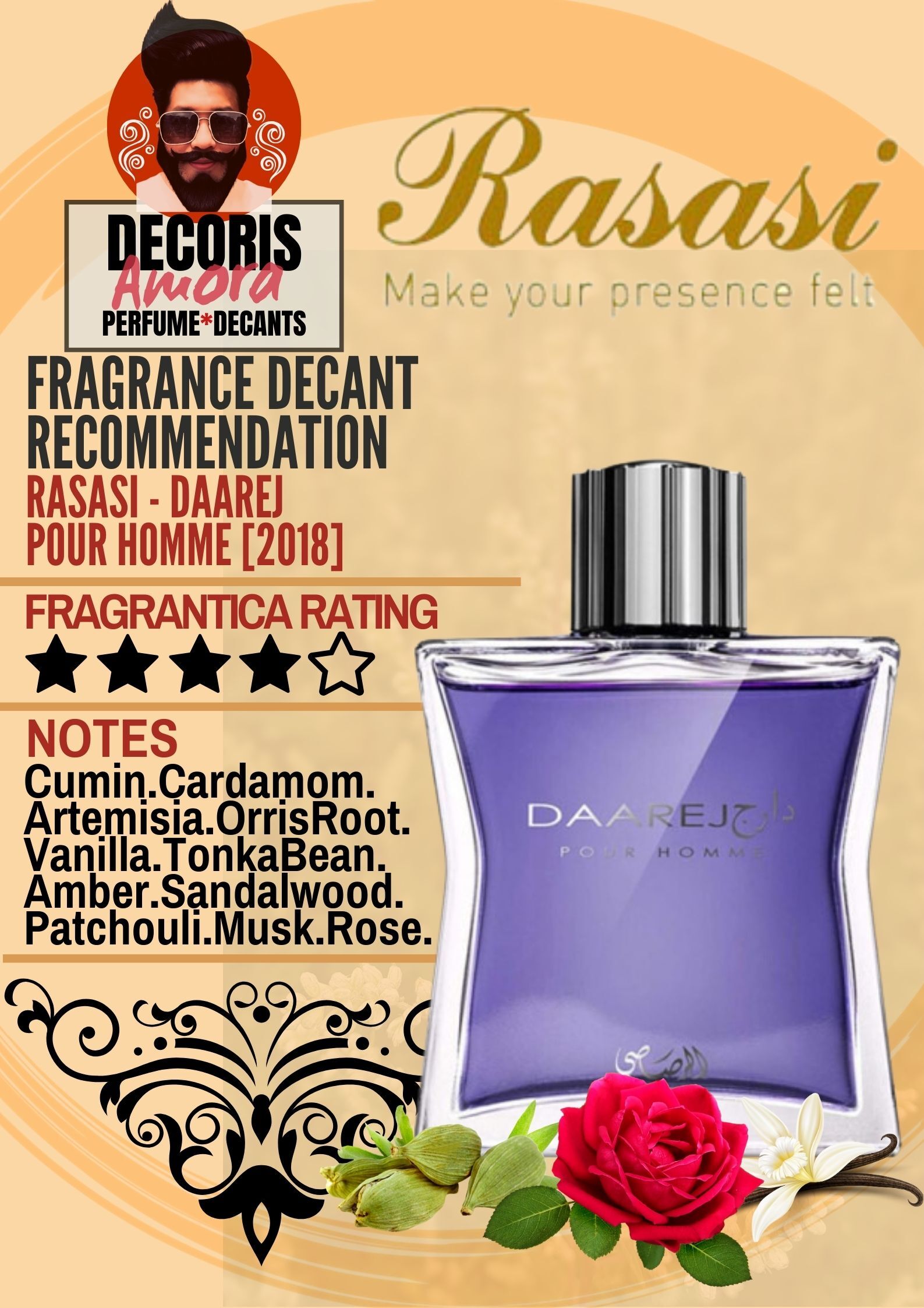Daarej Fragrance Rasasi Perfumes Dareej Rasasi Dareej Women EDP