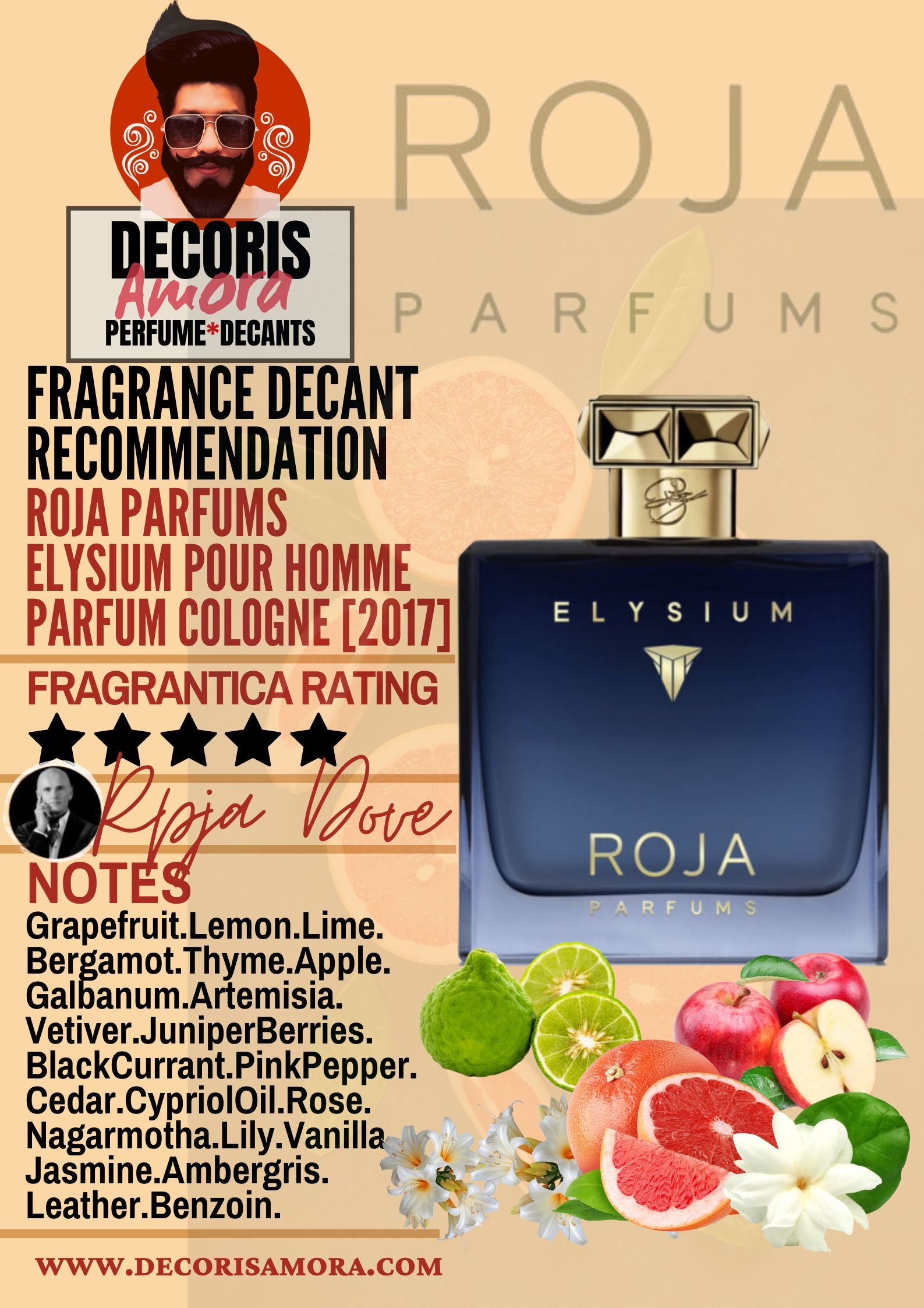 Roja Parfums Elysium Pour Homme Parfum Cologne - Perfume Roja Parfums Elysium Pour Homme Parfum Cologne - Perfume