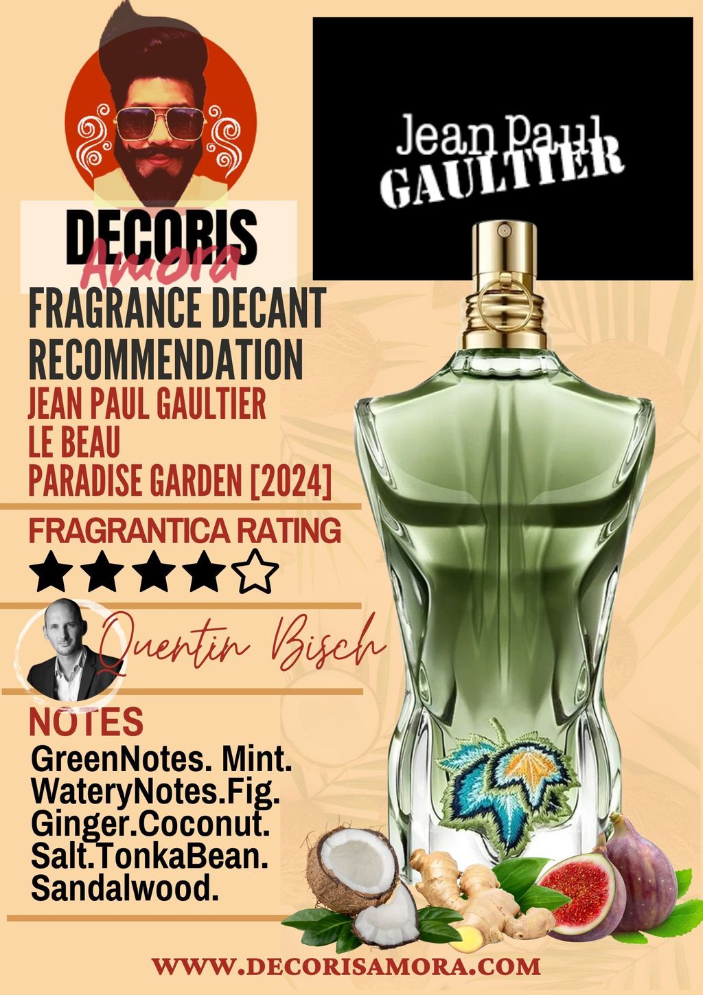 Jean Paul Gaultier Parfum Paradise Garden www.decorisamora.com