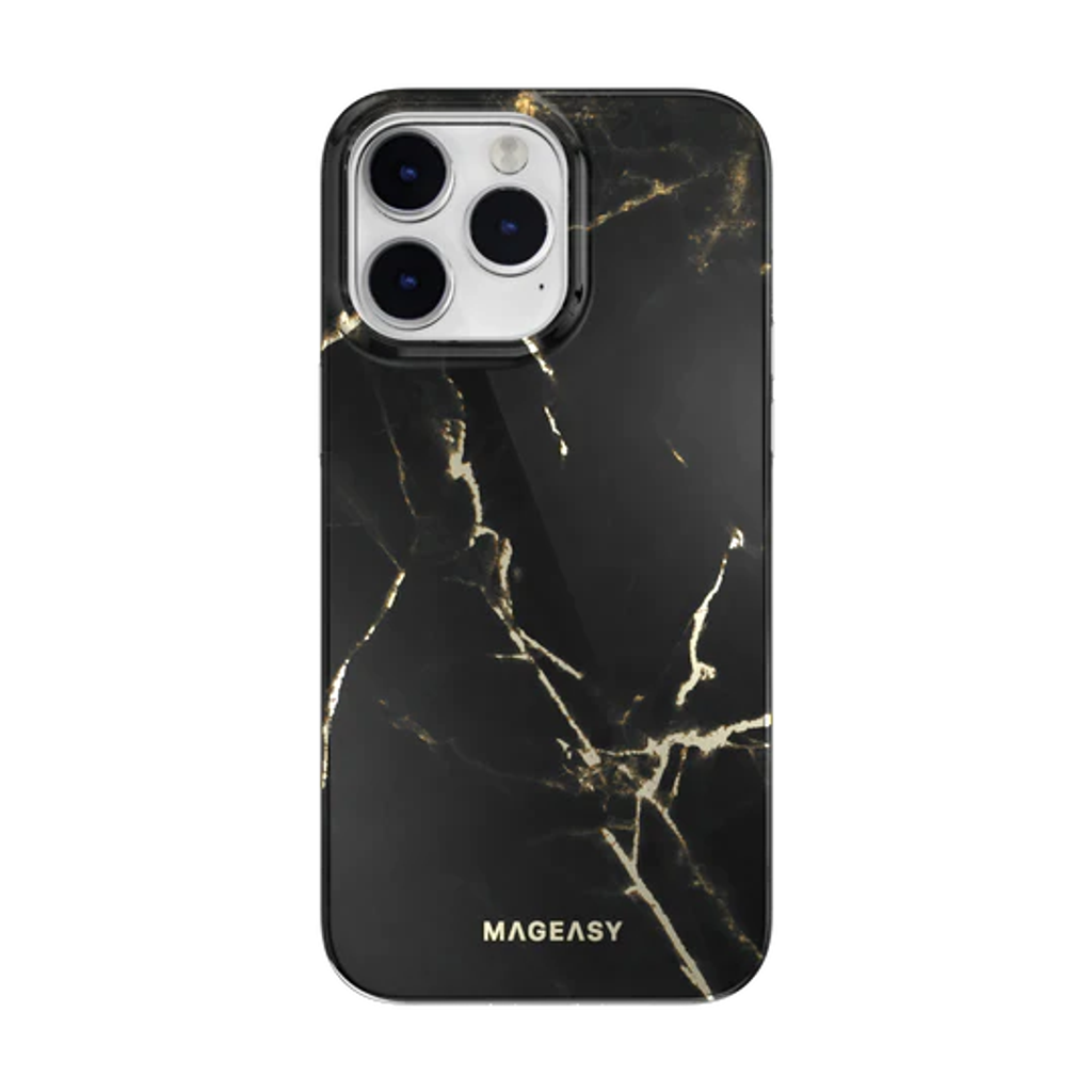 MAGEASY iPhone 14 Series MARBLE 大理石紋防摔手機殼（M系列支援MagSafe）3