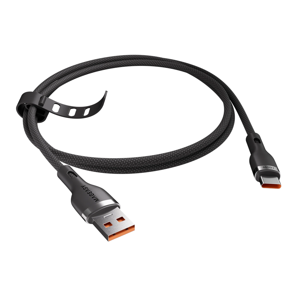 MAGEASY Wire USB-A to USB-C 快充 傳輸編織線1