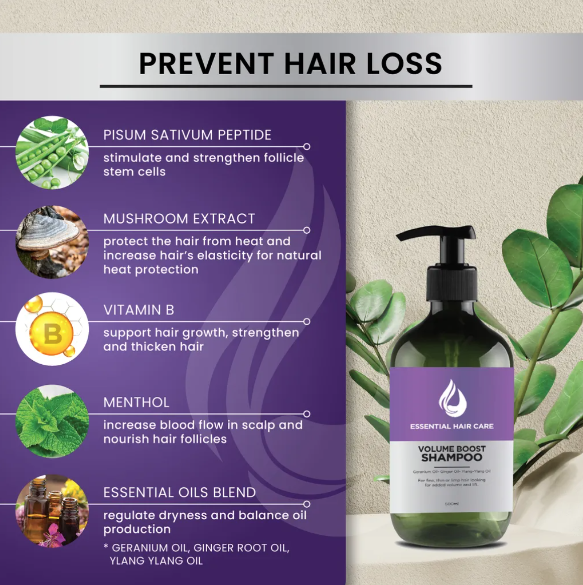 Volume Boost Shampoo 500ml