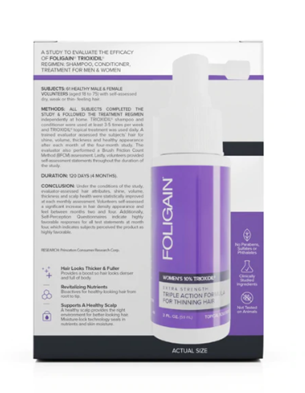 FOLIGAIN HAIR REGROWTH TREATMENT For Women with 10% Trioxidil – Your Hair Growth Solution FOLIGAIN HAIR REGROWTH TREATMENT For Women with 10% Trioxidil – Your Hair Growth Solution