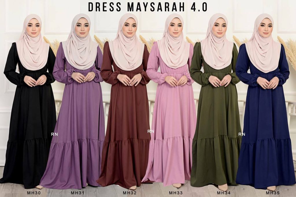 all Maysarah 4.0 butik bella muslim boutique baju kurung moden muslimah jubah dress nursing blouse kebaya kebarung