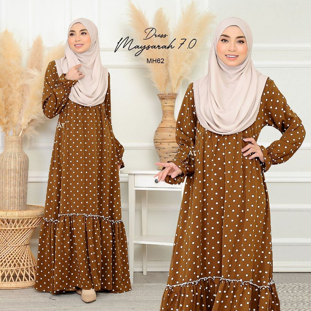 MH62 Ladies Maysarah 7.0 butik bella muslim boutique baju kurung moden muslimah jubah dress nursing blouse kebaya kebarung