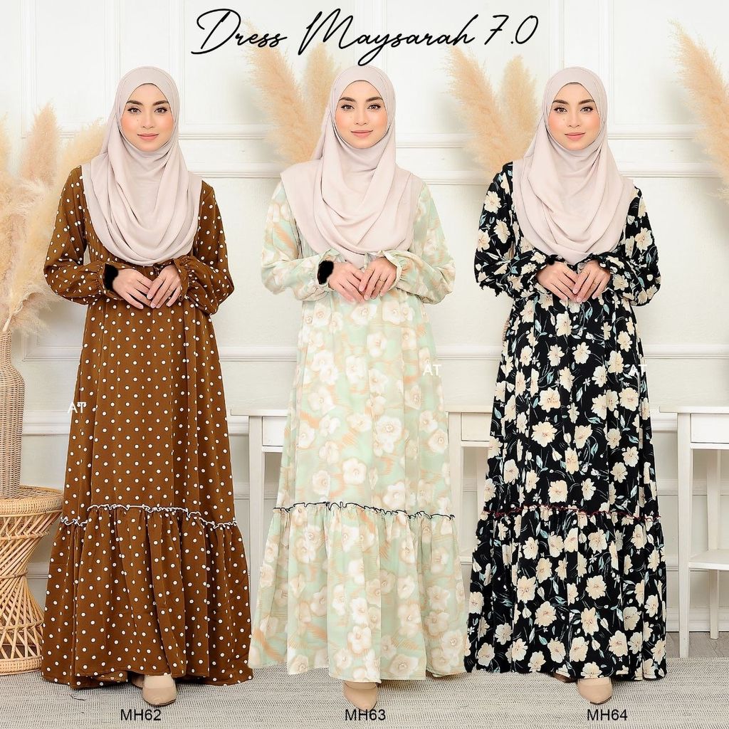 All Ladies Maysarah 7.0 butik bella muslim boutique baju kurung moden muslimah jubah dress nursing blouse kebaya kebarung