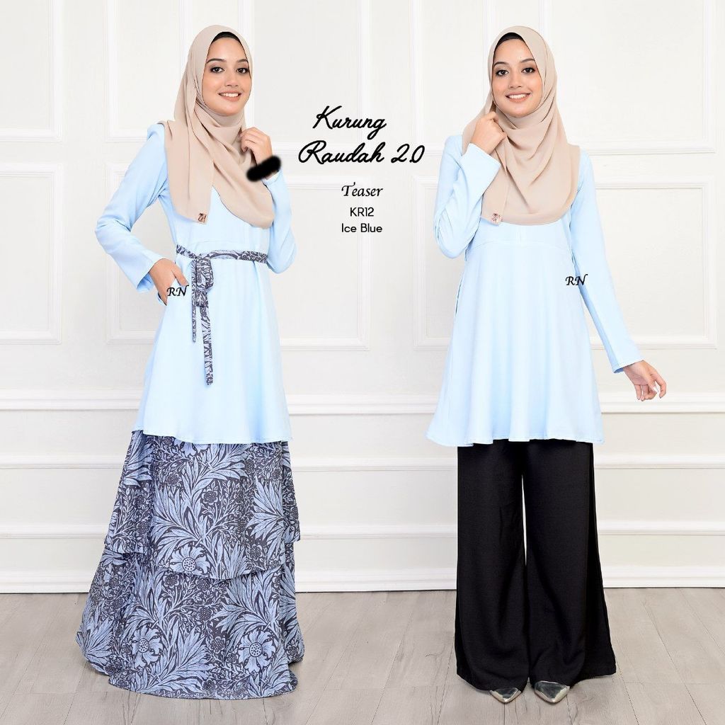 Teaser Kurung Raudhah butik bella muslim boutique baju kurung moden muslimah jubah dress nursing blouse kebaya kebarung
