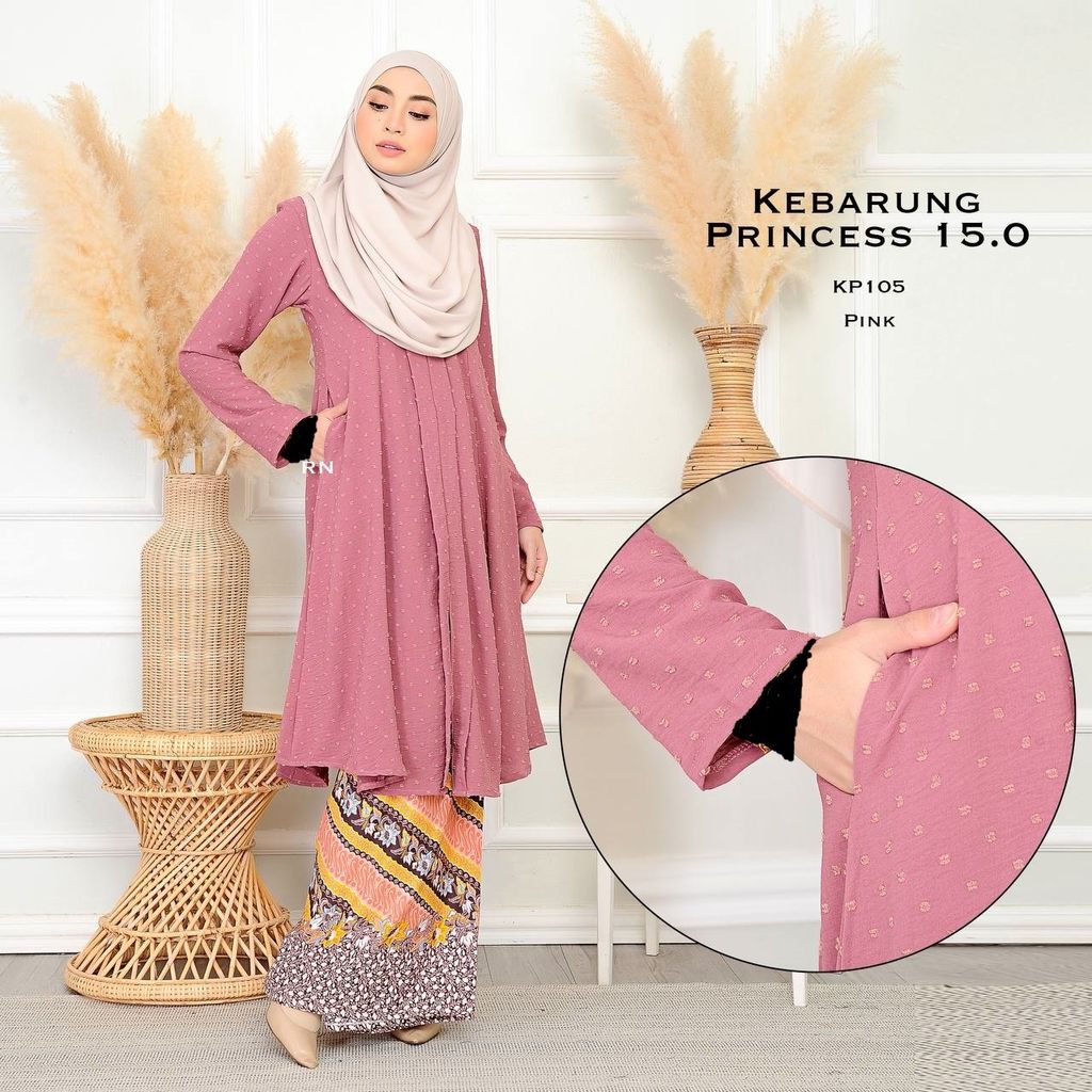 Teaser Kebarung Princess 15.0 butik bella muslim boutique baju kurung moden muslimah jubah dress nursing blouse kebaya kebarung
