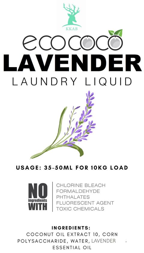 Lavender laundry card 1