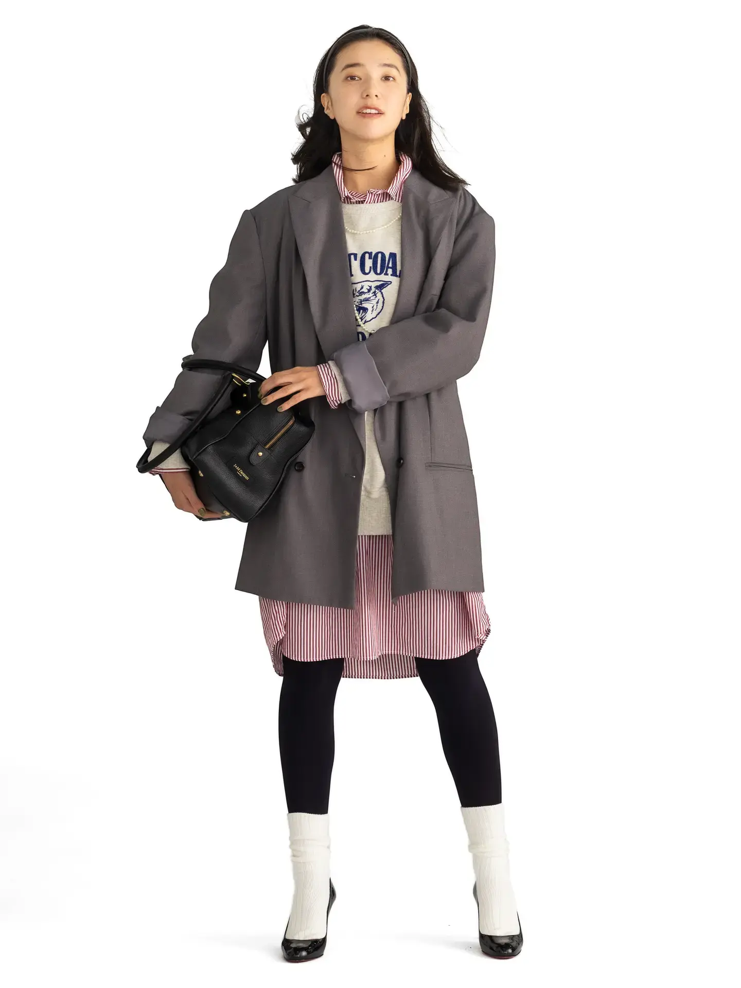 80丹 M～L size｜Premium褲襪 12黑色