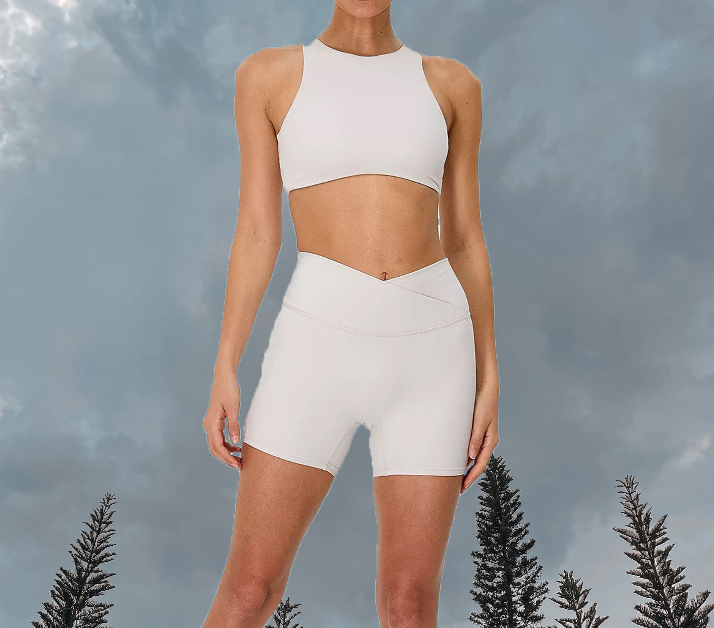 SoftMotion Hyrox Sports Bra - Off White (3)