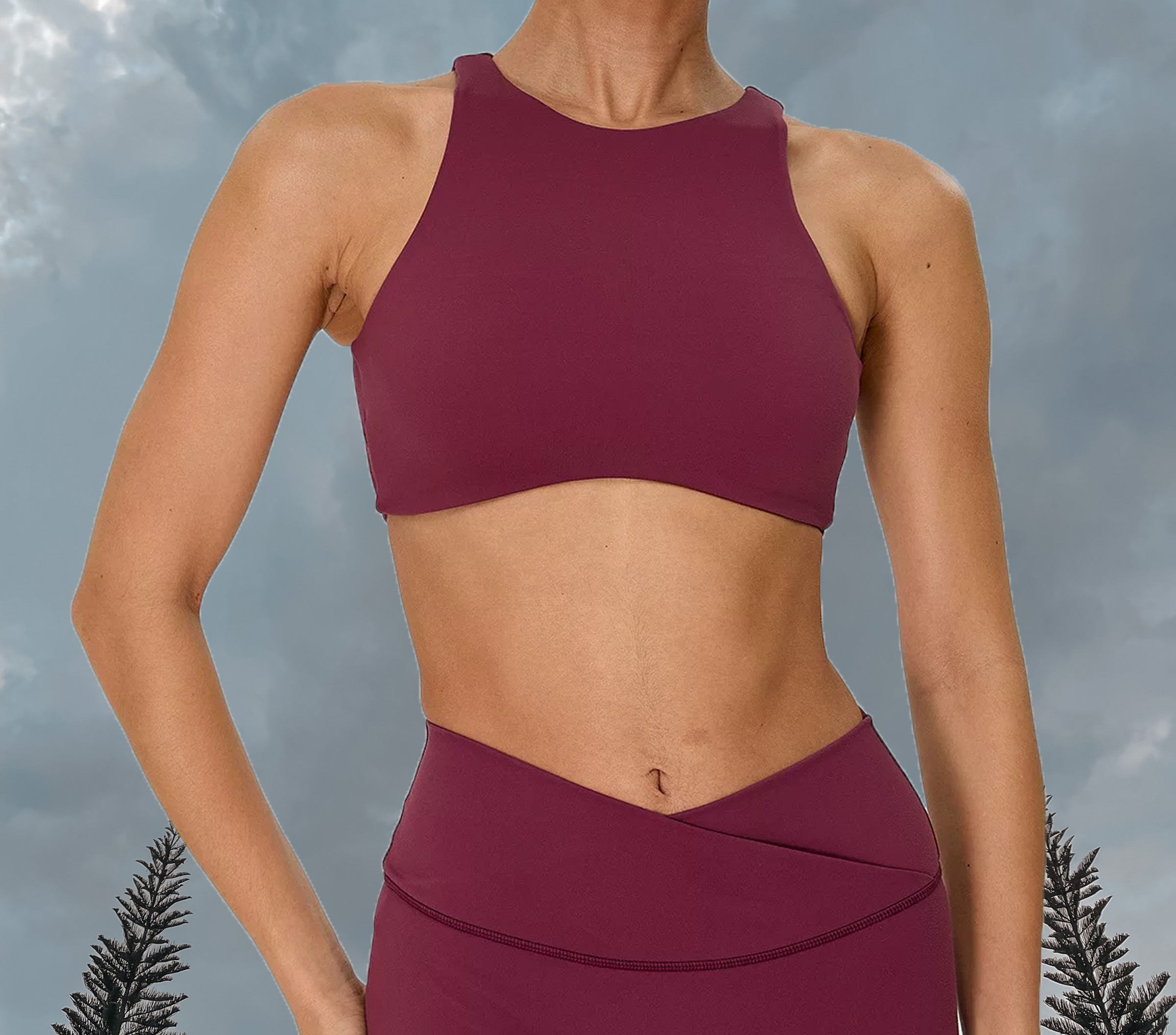SoftMotion Hyrox Sports Bra - Cherry Lacquer Purple (1)