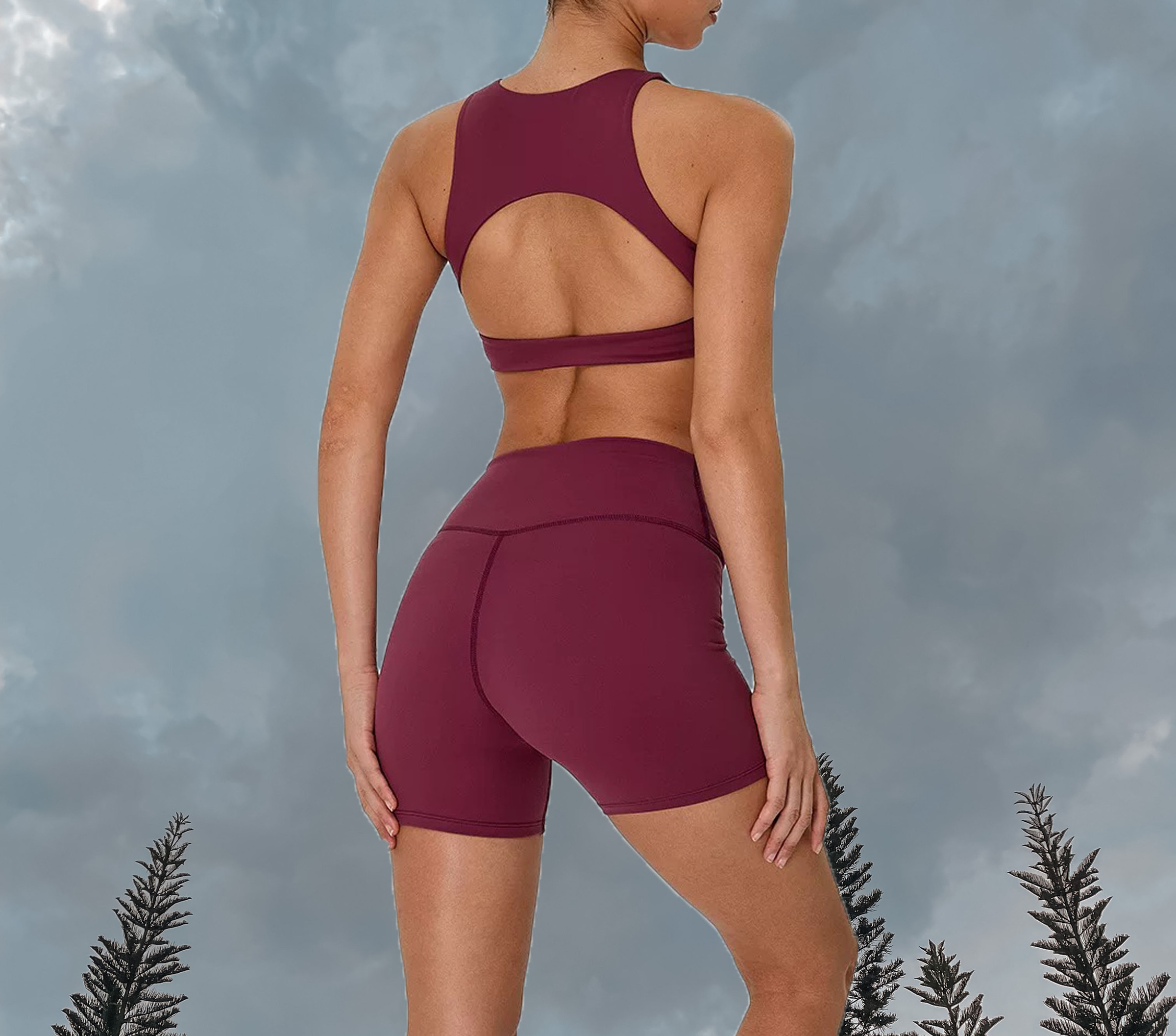 SoftMotion Hyrox Sports Bra - Cherry Lacquer Purple (4)