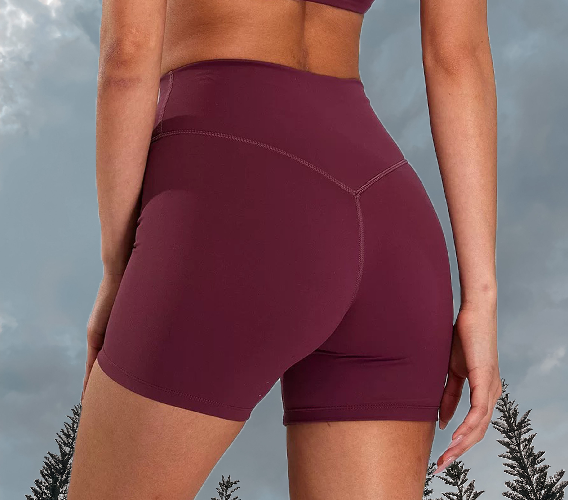 SoftMotion Hyrox Shorts - Cherry Lacquer