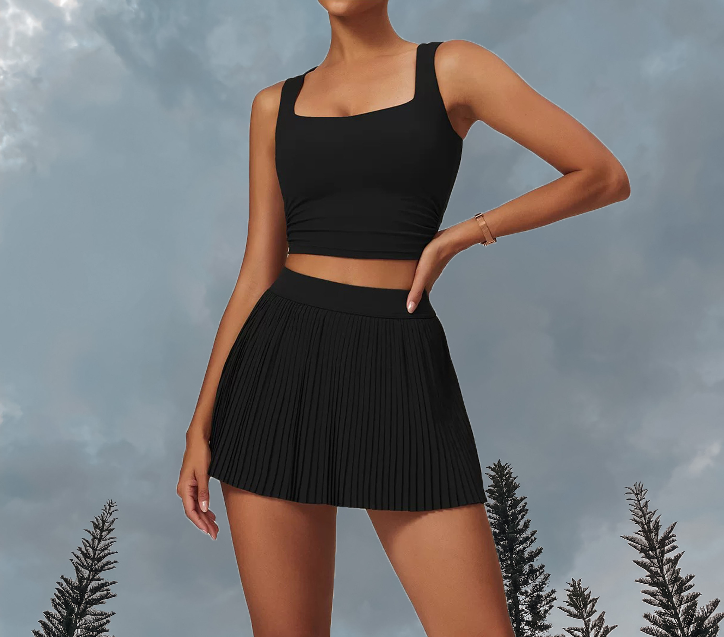 Hershey Longline Padded - Black (3)