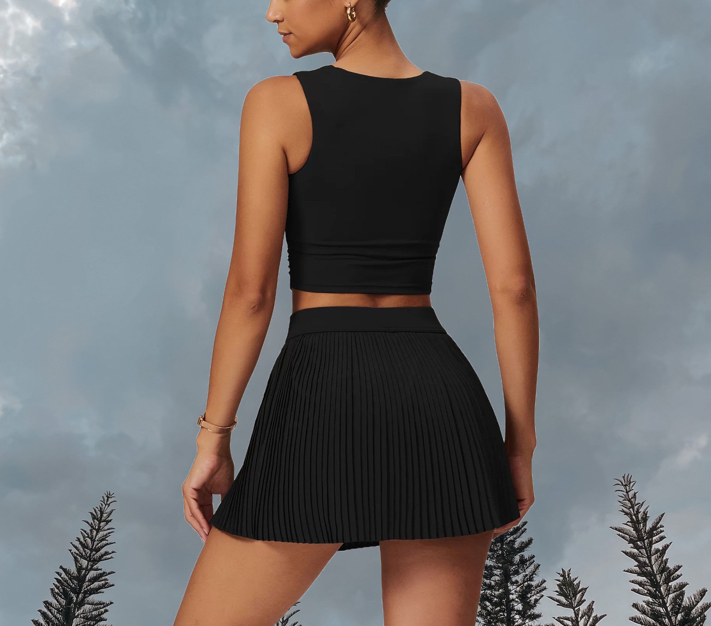 Hershey Longline Padded - Black (2)