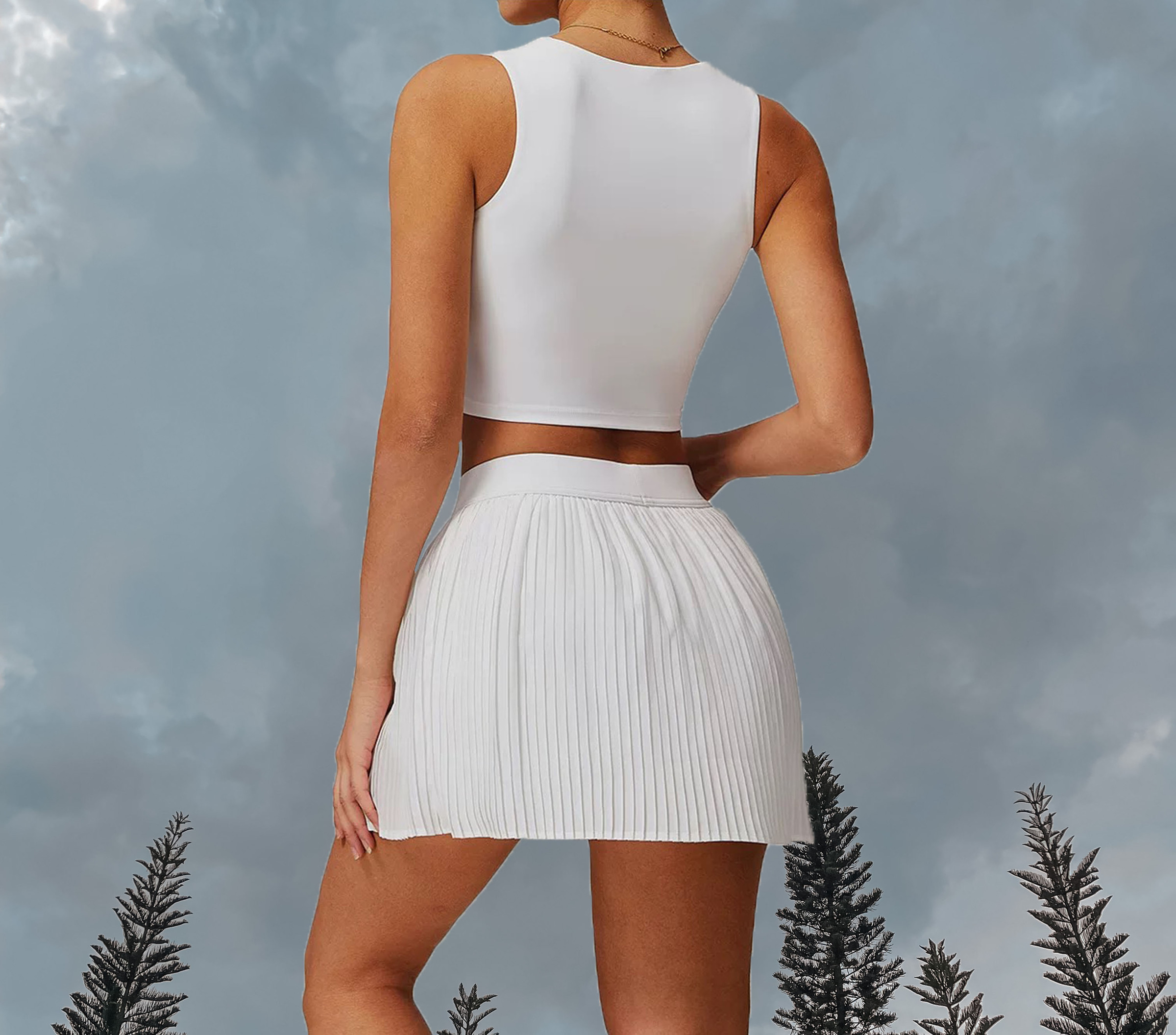 Hershey Longline Padded - White (2)