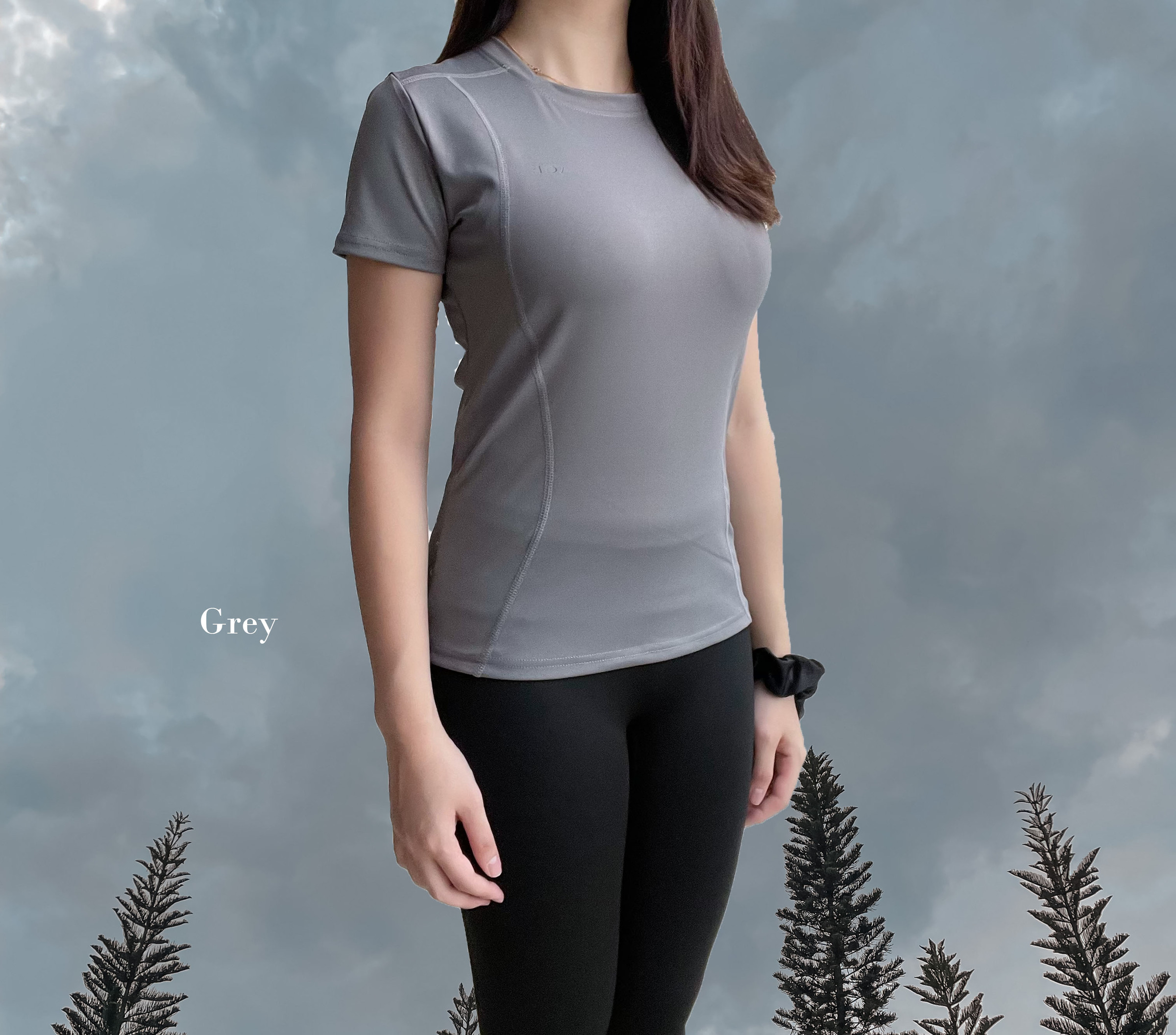 Slim Fit Tee Grey