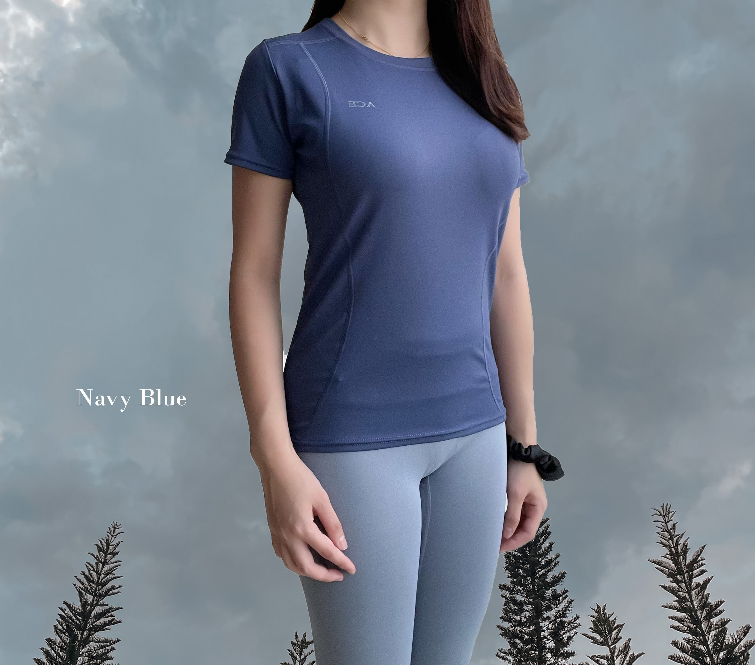 Slim Fit Tee Navy Blue