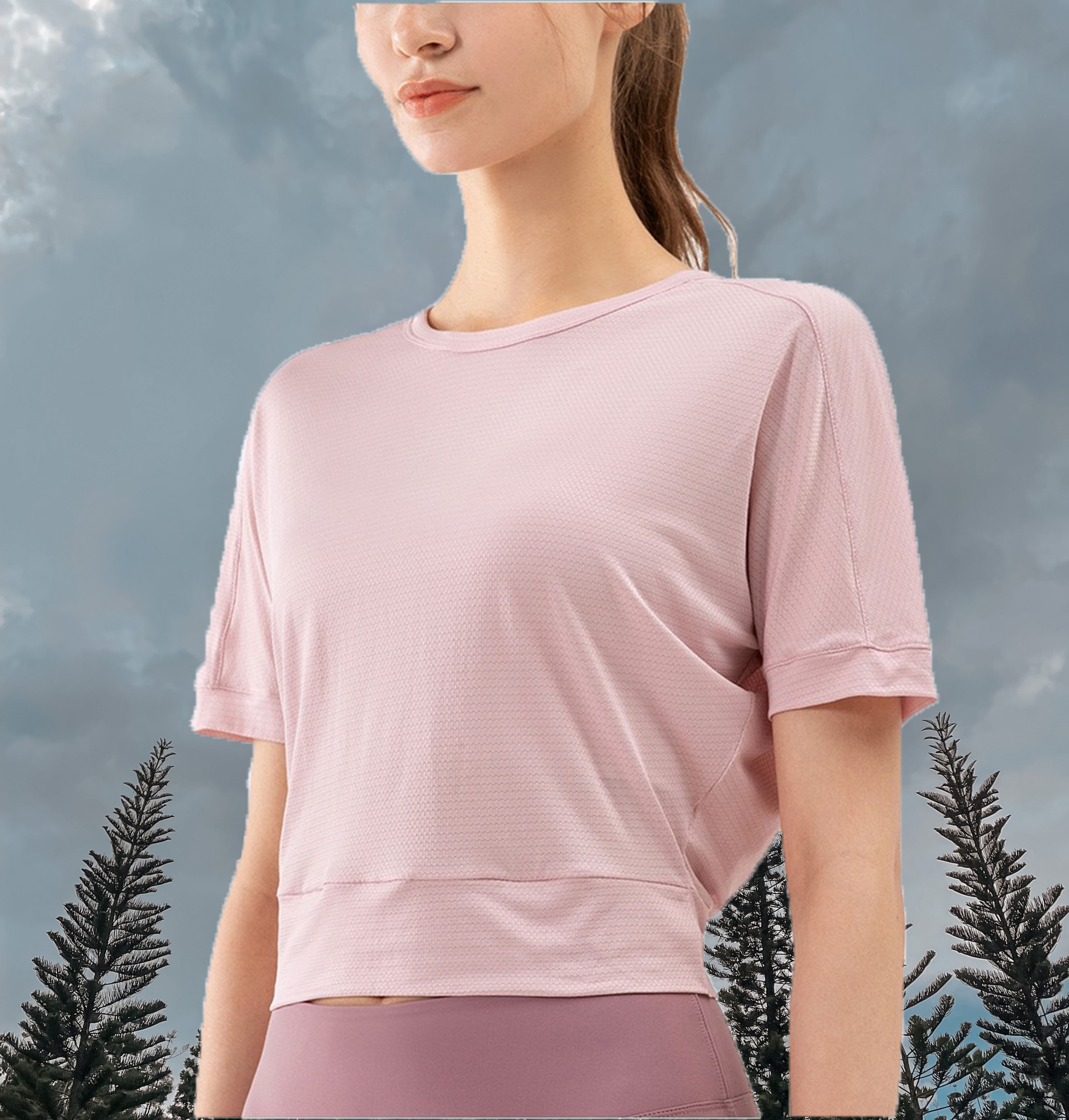 valerie tee pink front