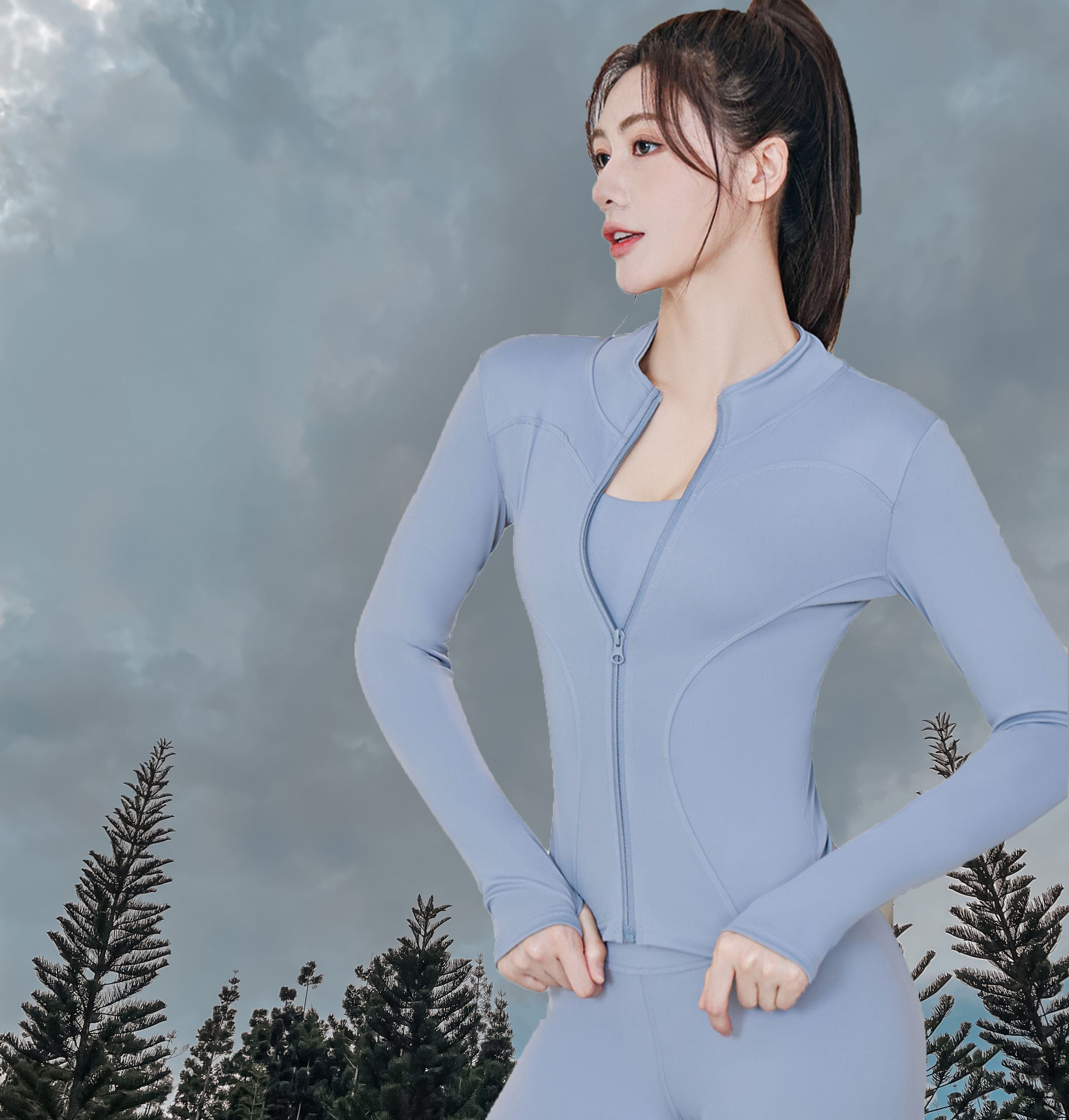 Gabrielle Jacket Light Blue