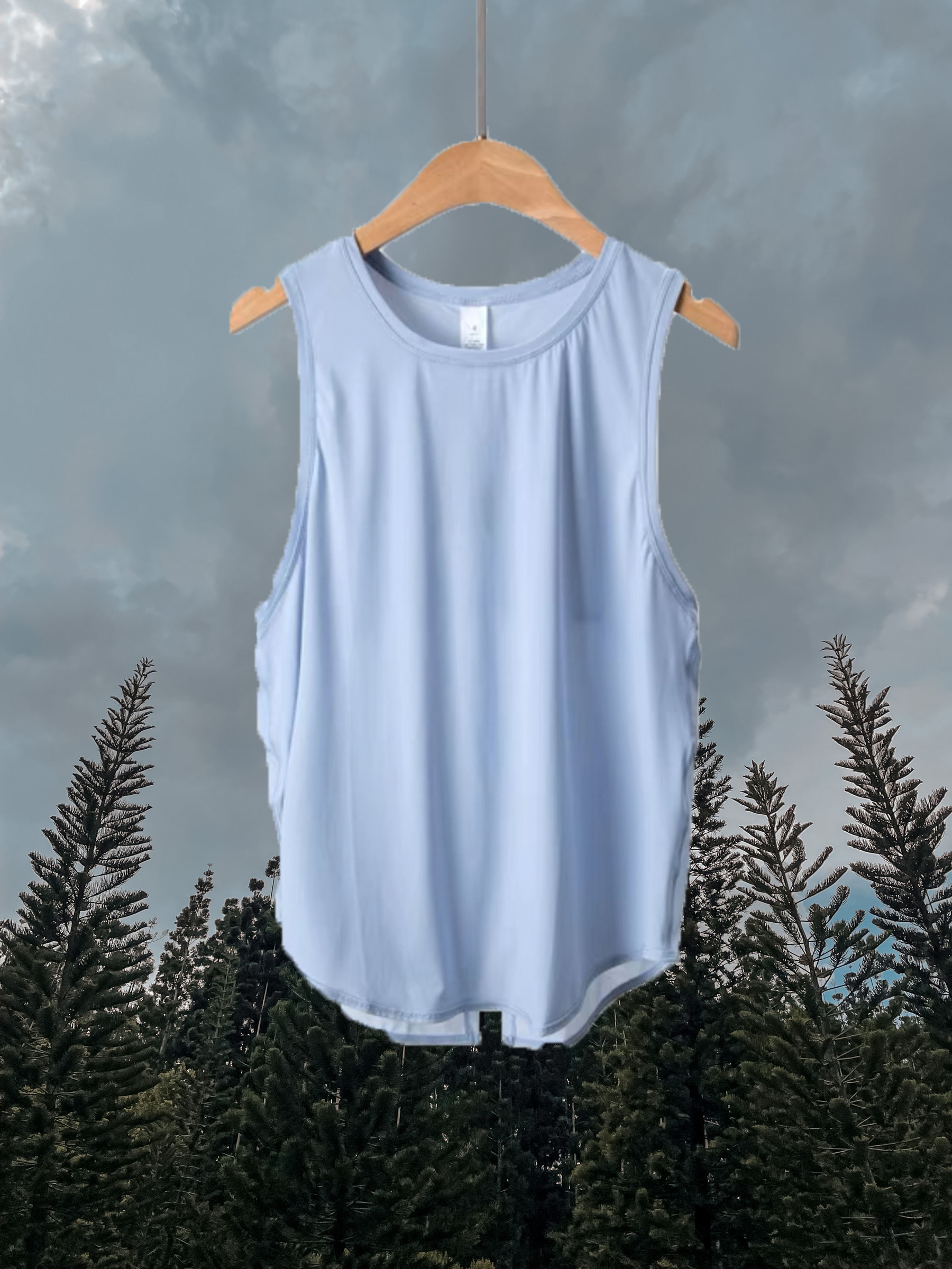 Giselle Tank Top Sky Blue