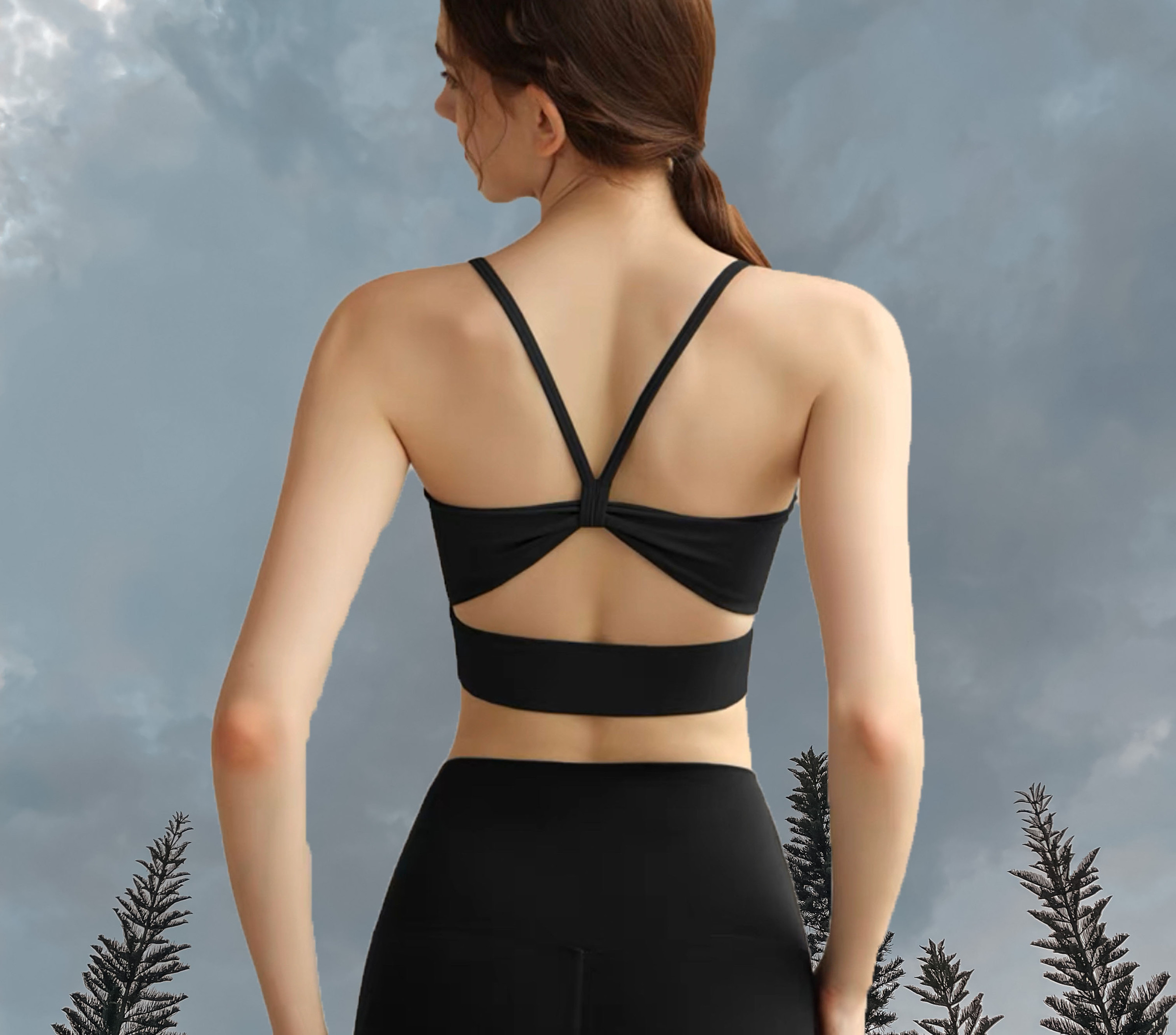Daisy Sport Bra Black 2