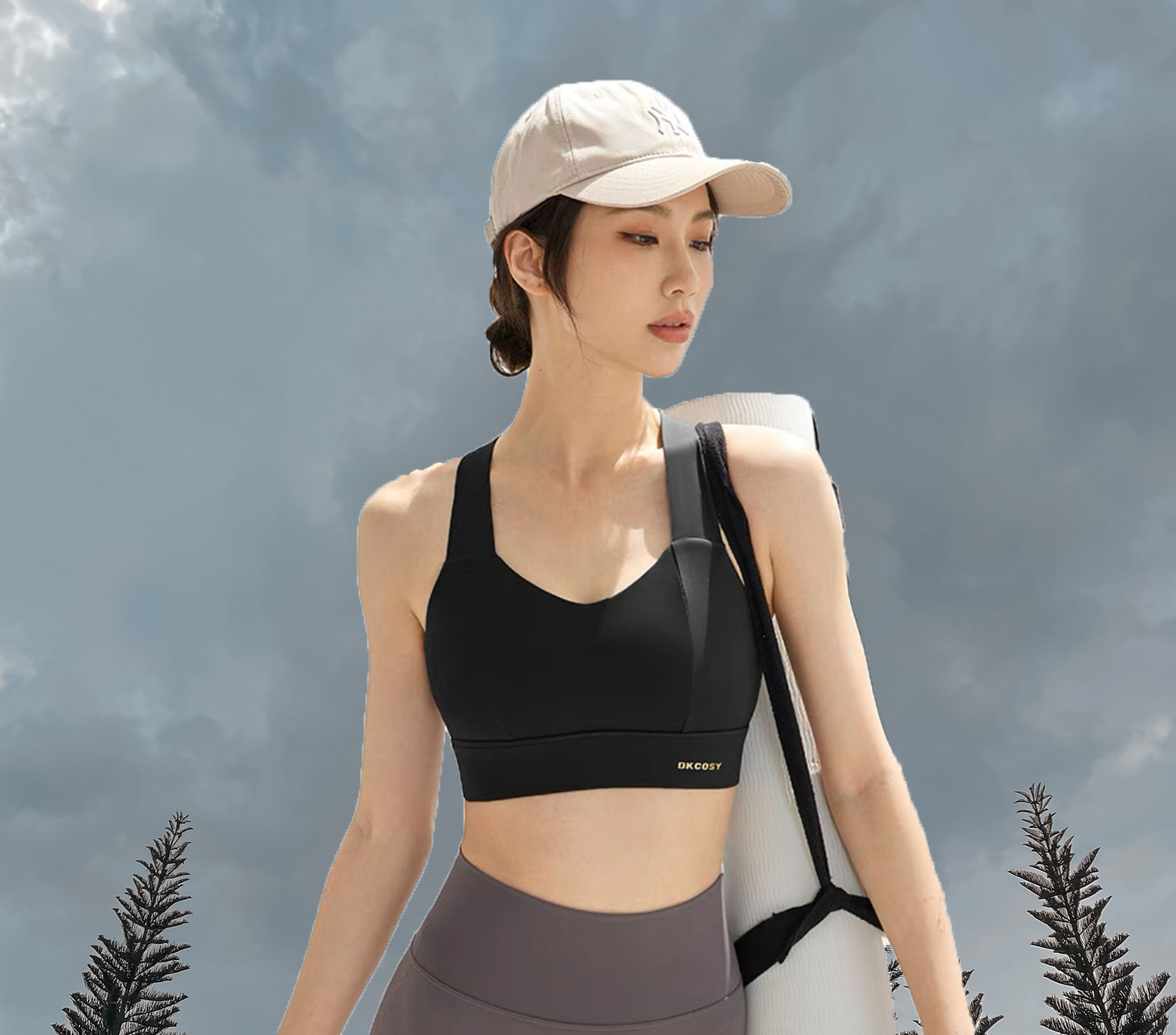 Drxfit Black Sport Bra