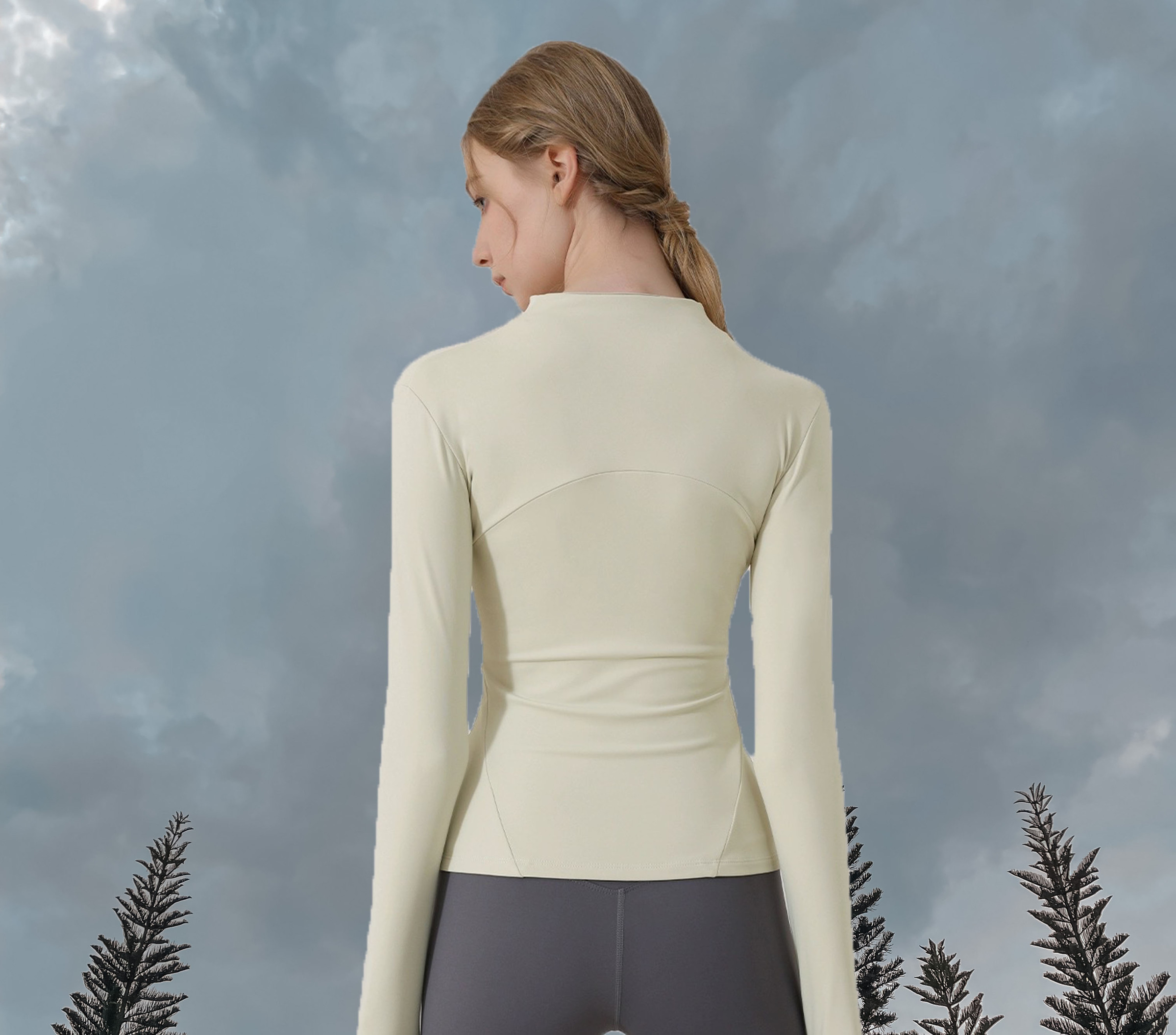 Charlotte Jacket Ivory Back
