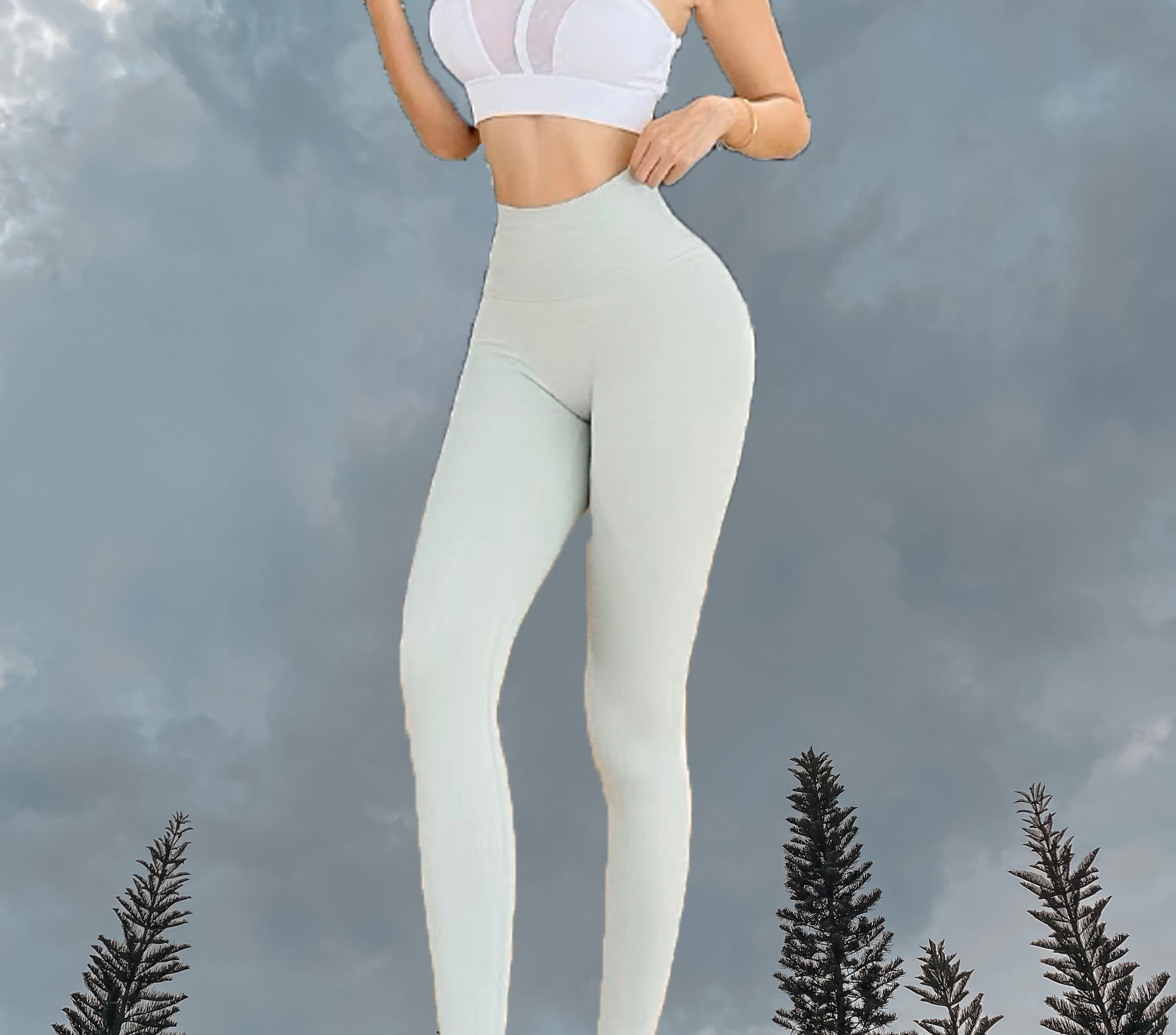 Charlotte Long Pants Mint Green
