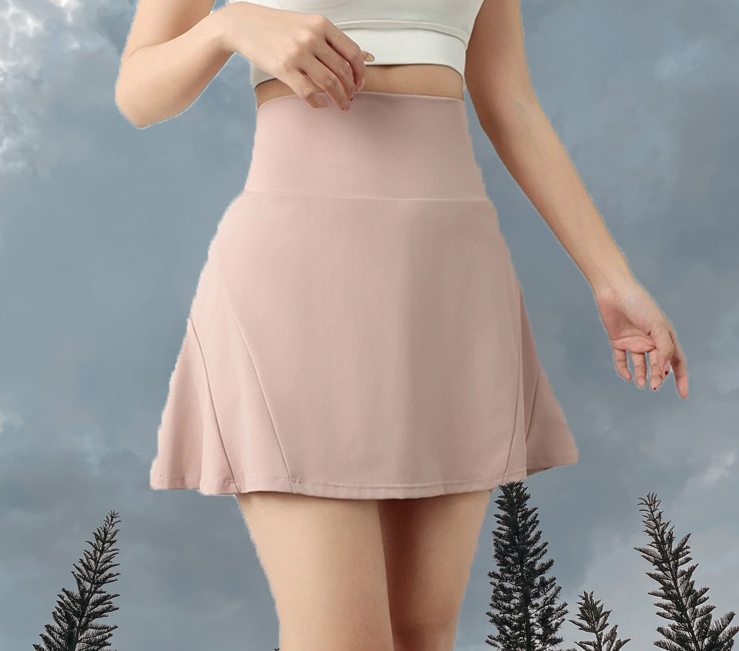 Sophie Skort Pink - Front