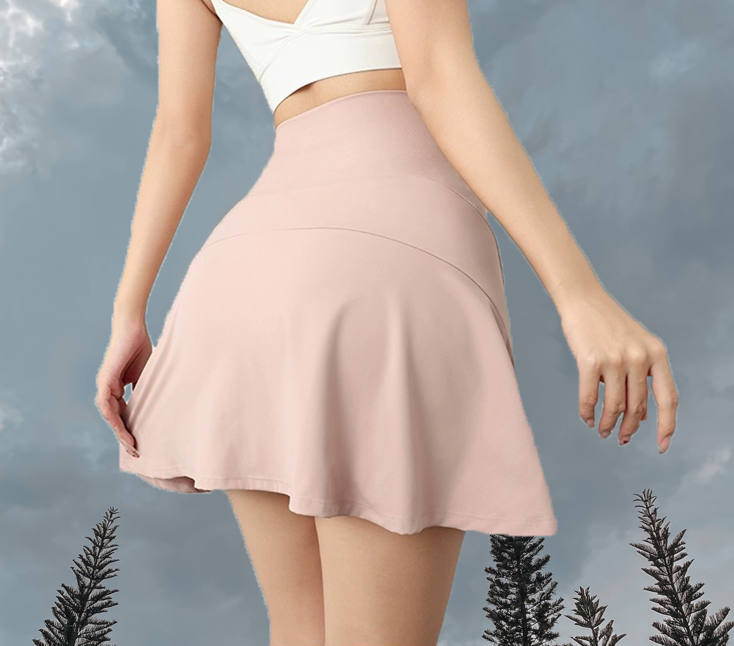 Sophie Skort Pink - Back