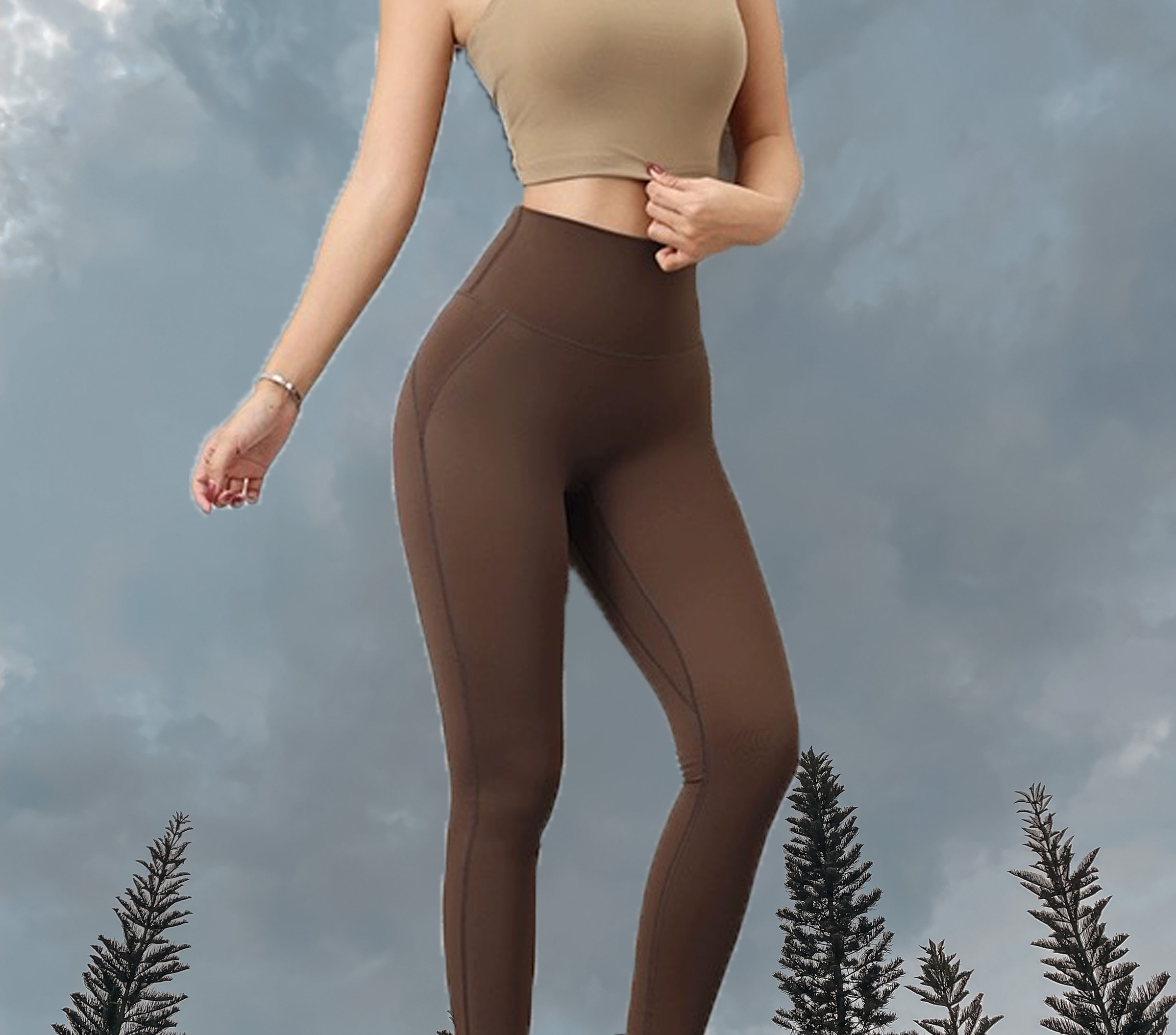 Charlotte Legging Taupe