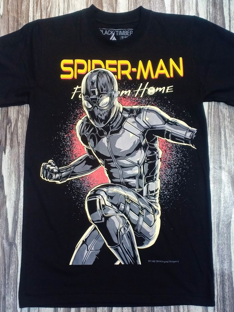 BT145 SPIDERMAN STEALTH BLACK SUIT FAR FROM HOME MARVEL UNIVERSE