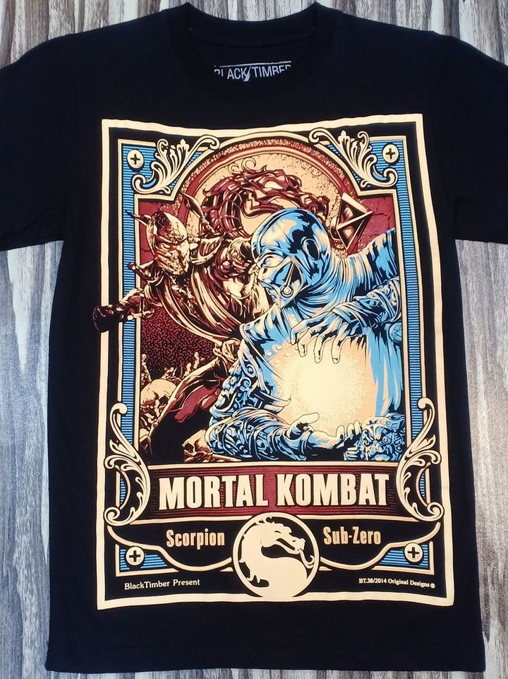 BT38 MORTAL COMBAT SCORPION VS SUBZERO VINTAGE MOVIE-1