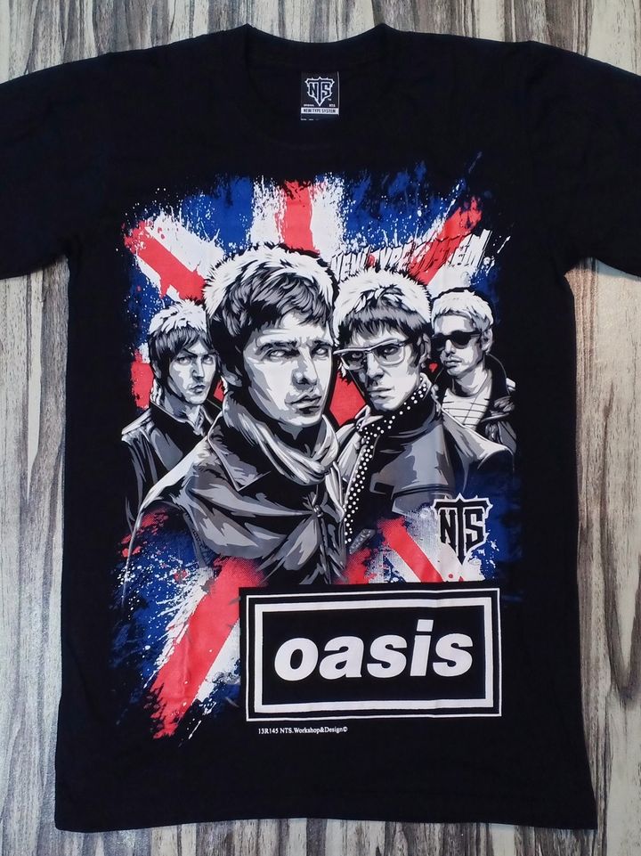 13R145 OASIS ROCK BAND BRITISH FLAG HEATHEN CHEMISTRY 1280 NO WM 1