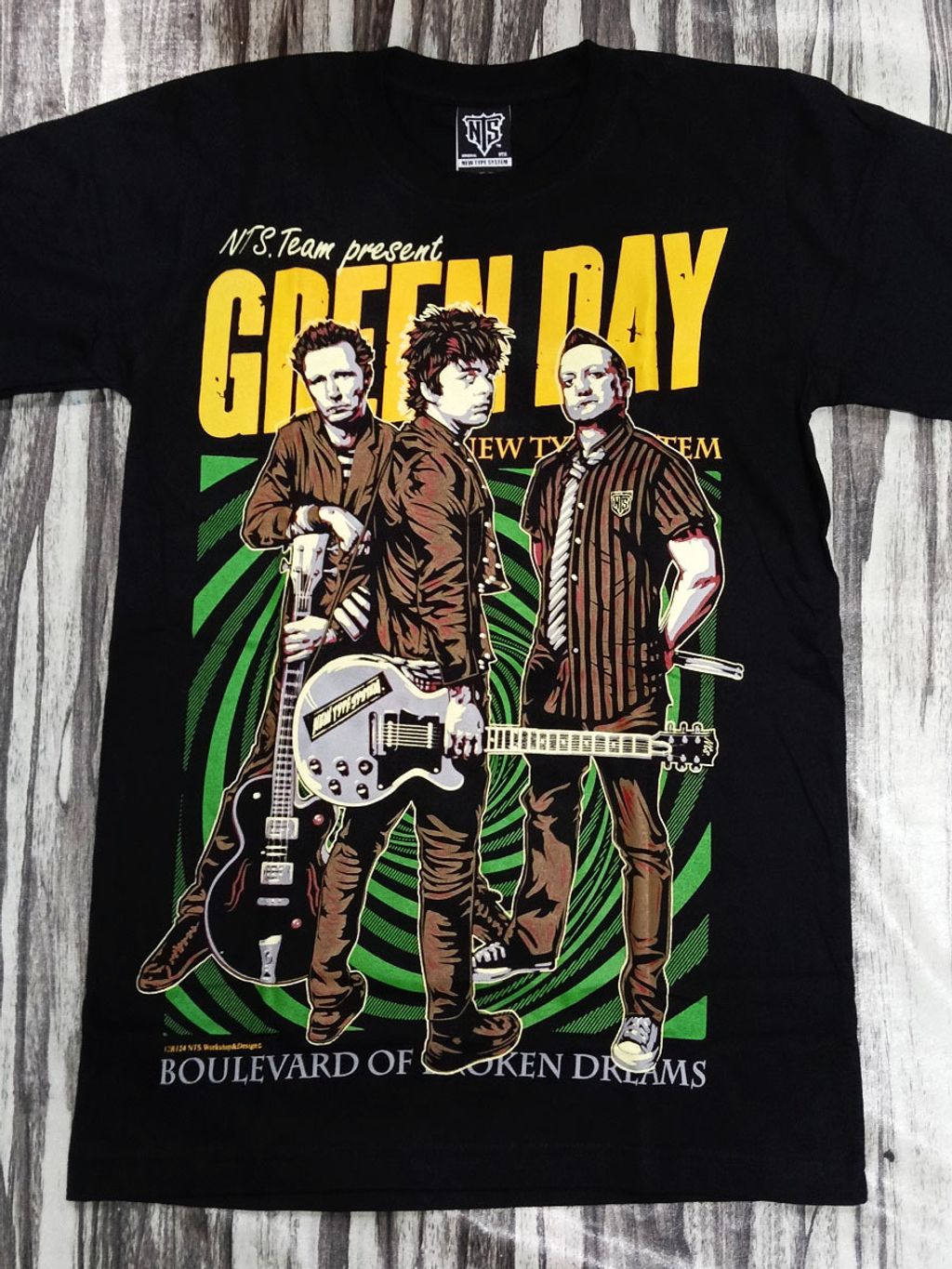 12R124 GREEN DAY PUNK ROCK BAND 1 1200 PSE
