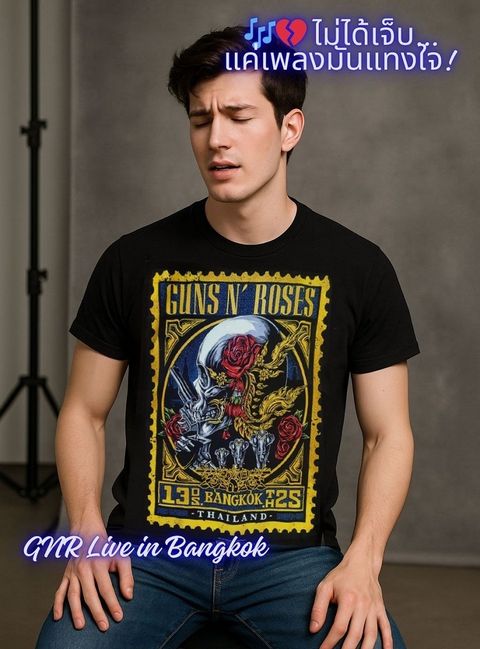 Guns N' Roses Japan 2025 T-Shirt tシャツ ガンズ・アンド・ローゼズ / Guns N' Roses Japan 2025