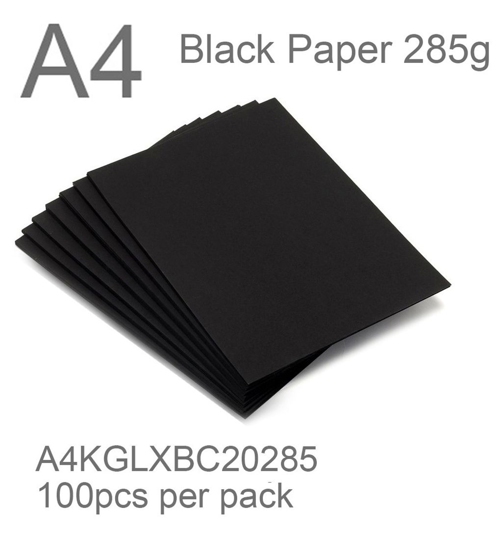 black paper A4 285g black card 2 side thefancypaper.jpg