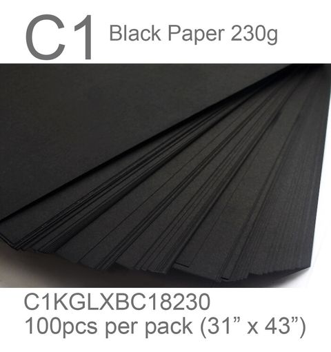 black paper c1 230g black card 2 side thefancypaper.jpg