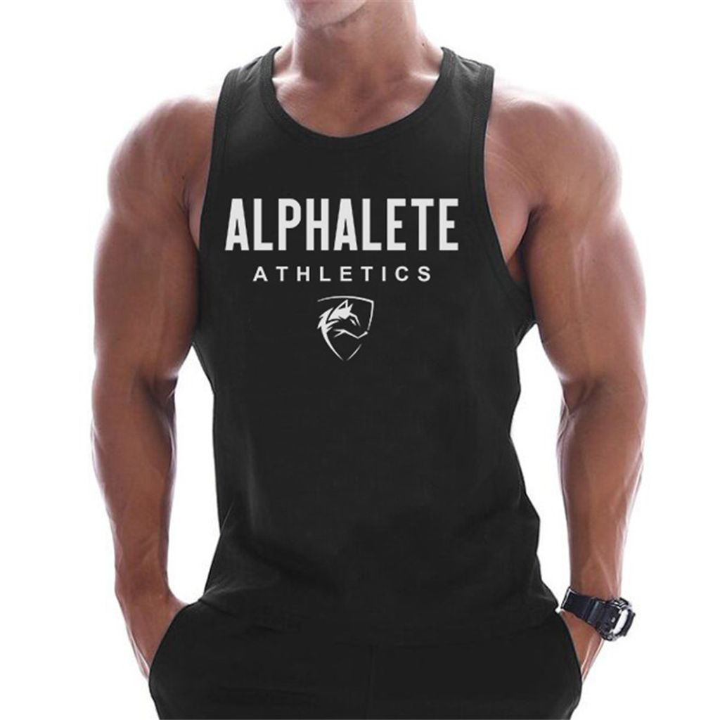 Mens Alphalete Tank Tops  Hero Tank - Black ⋆ Street Ceol